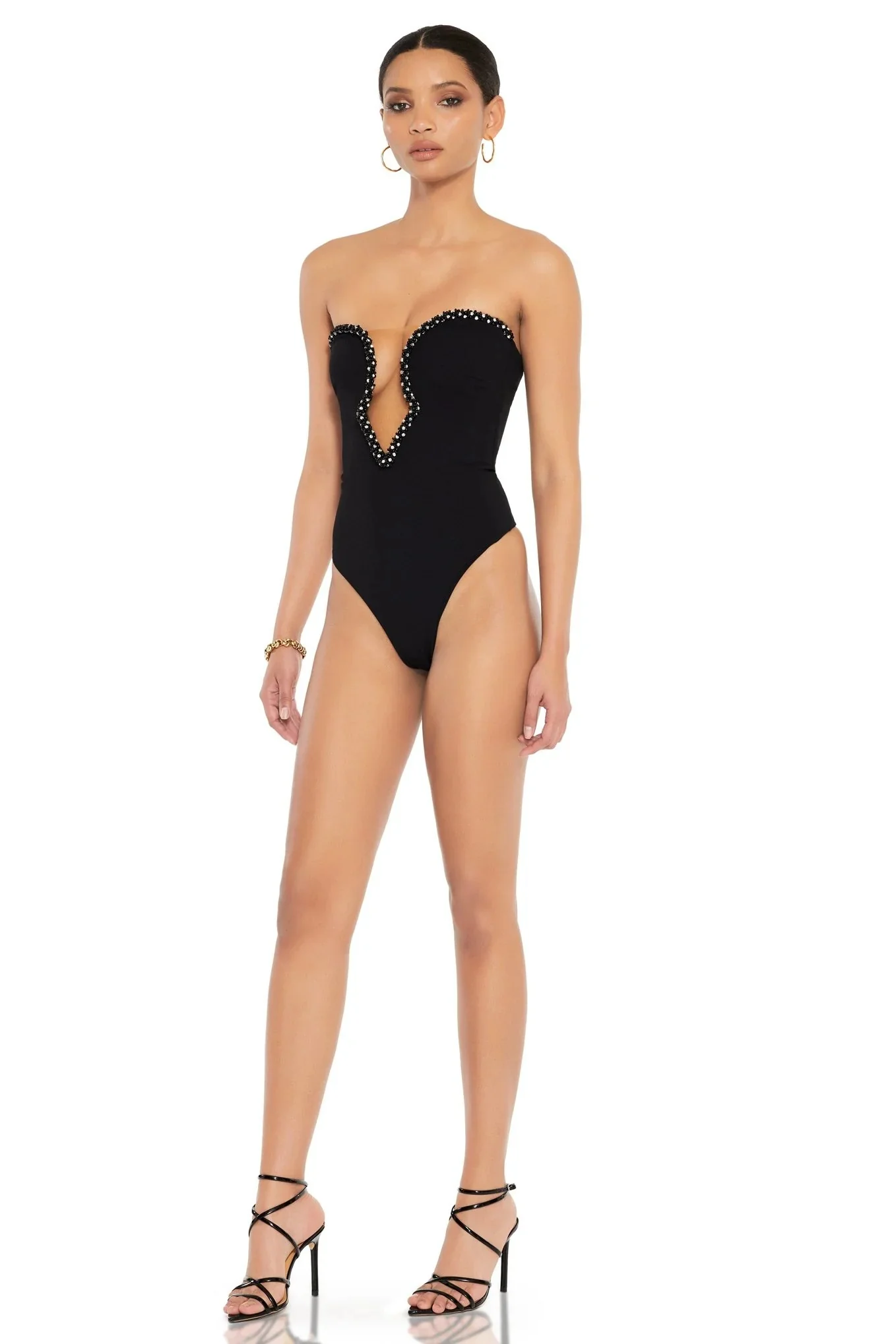 Nookie Adorn Bodysuit - Black - Image 3
