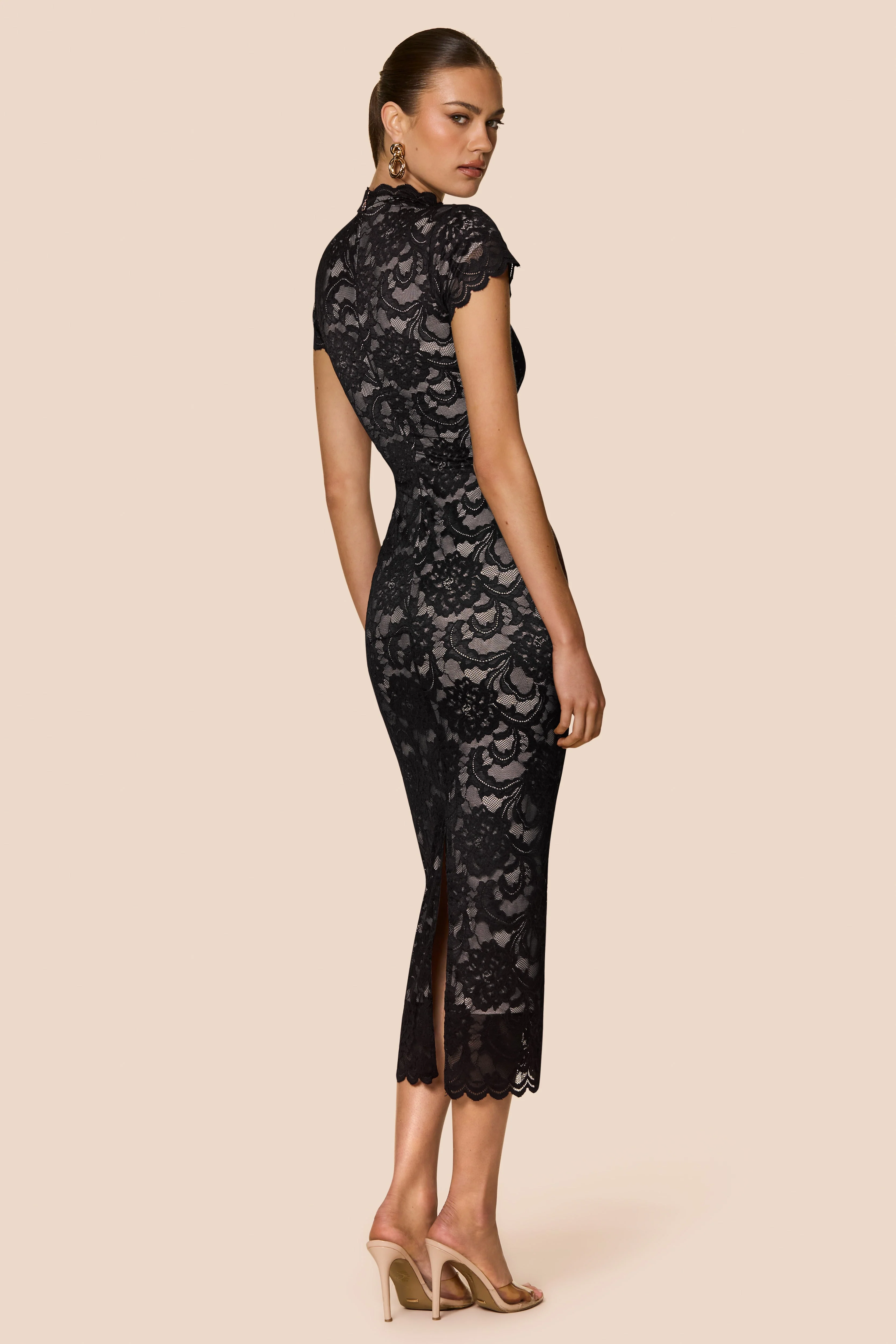 Nookie Alessia Midi Dress - Black - Image 2