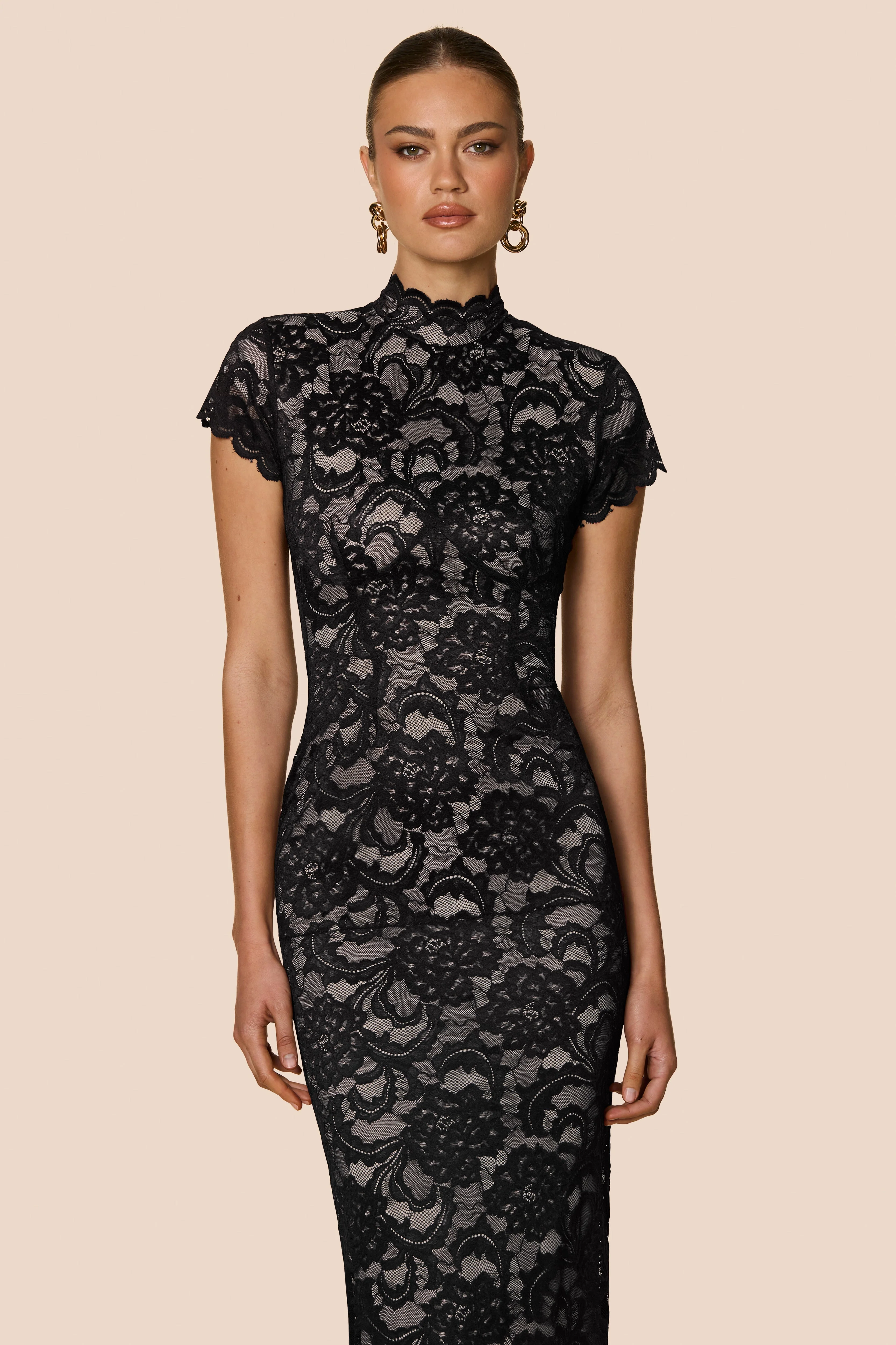 Nookie Alessia Midi Dress - Black - Image 4