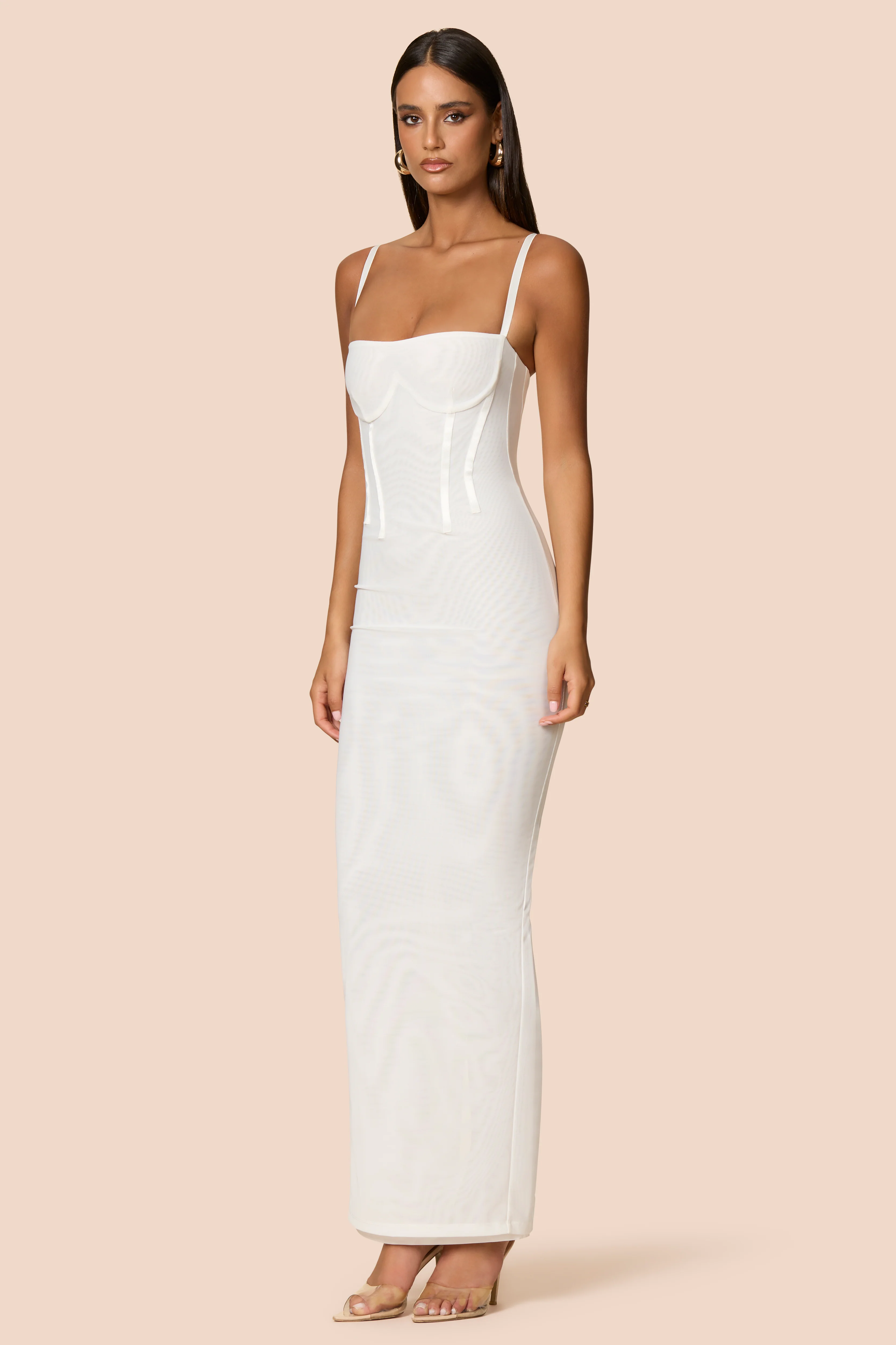 Nookie Allegra Maxi Dress - Ivory - Image 3