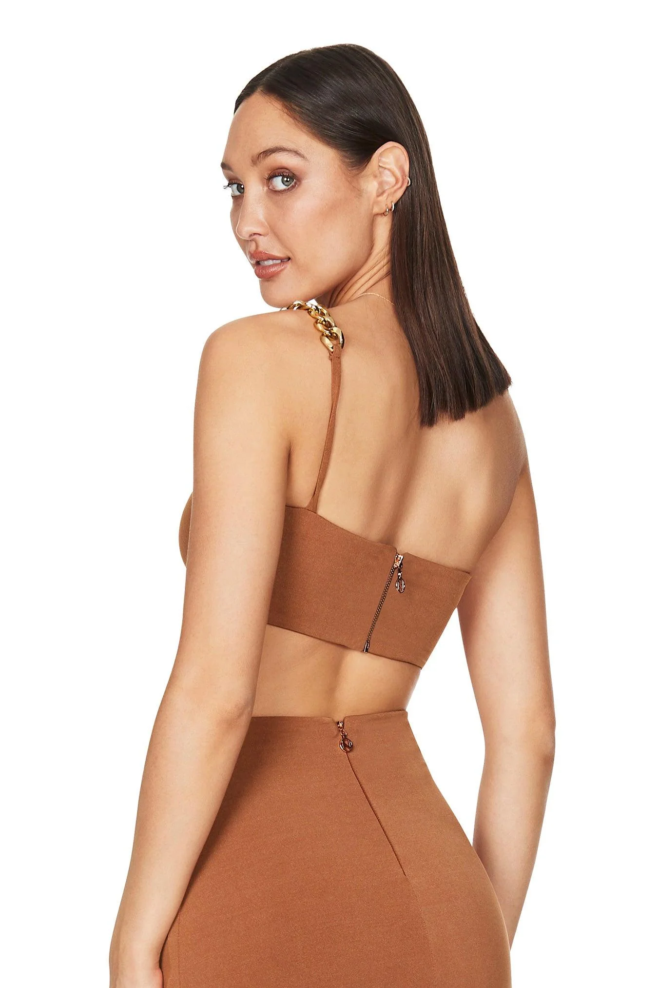 Nookie Alyssa Chain Crop - Tan - Image 2