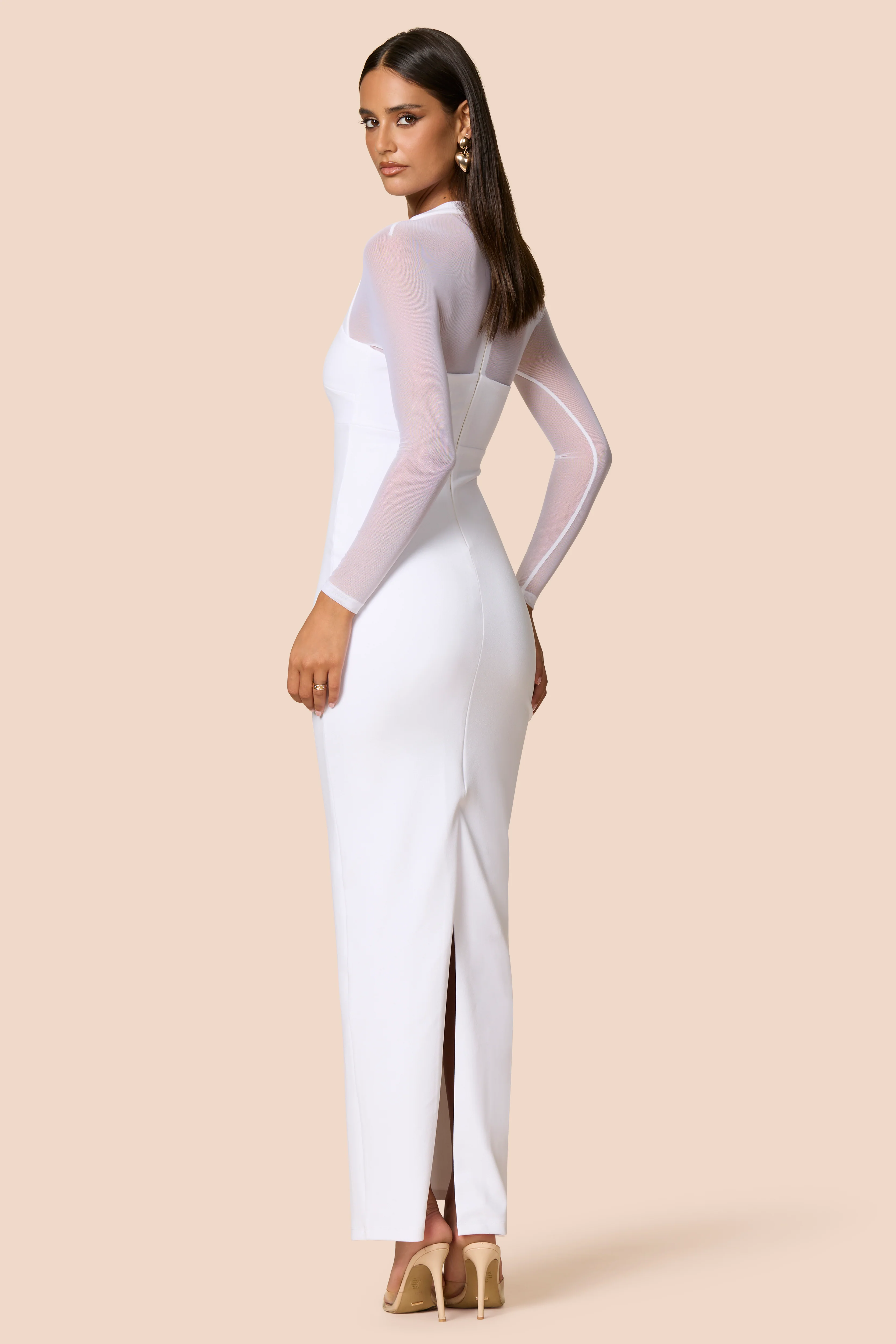 Nookie Amore Maxi Dress -  Ivory - Image 2