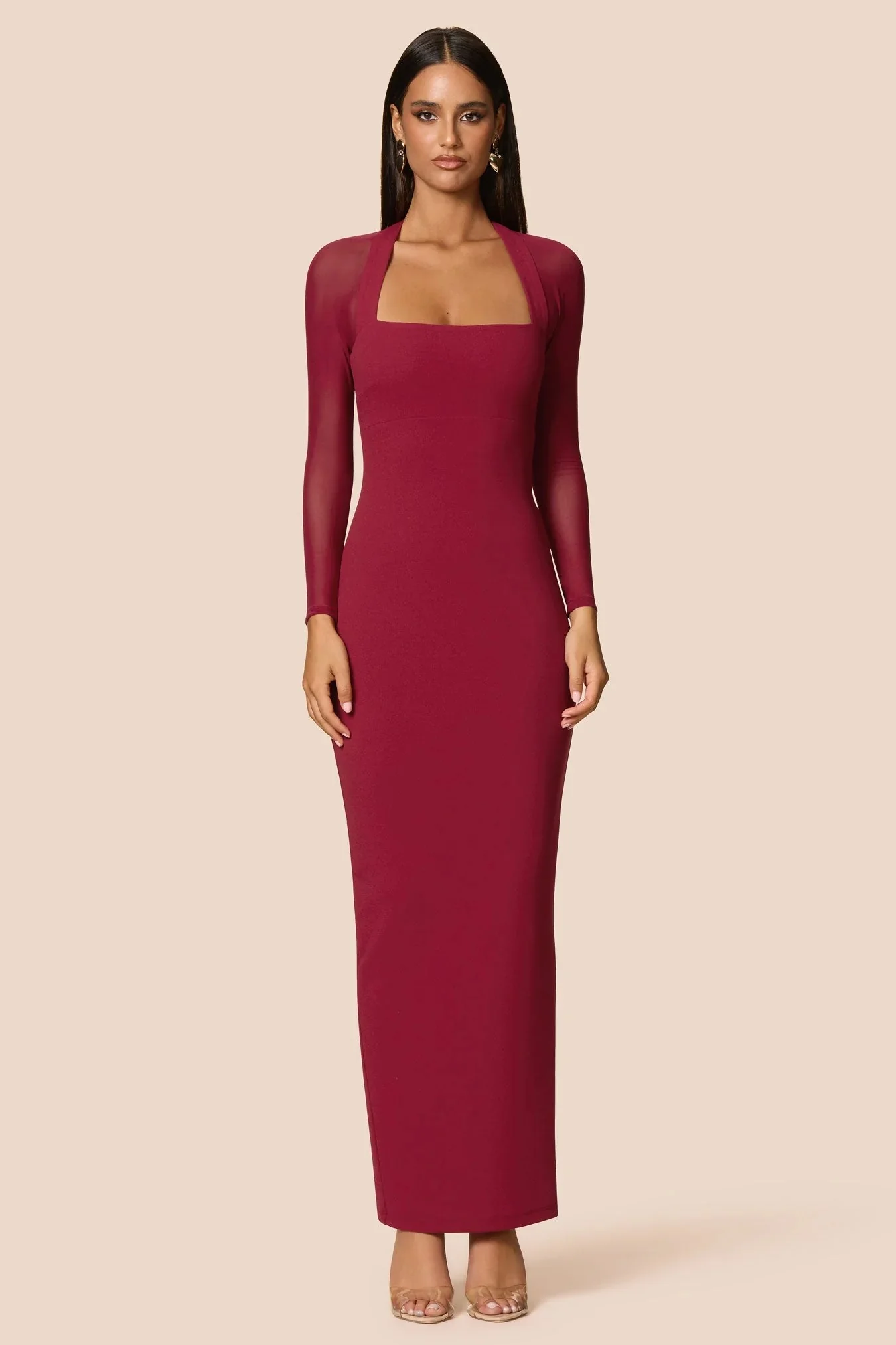 Nookie Amore Maxi Dress - Ruby