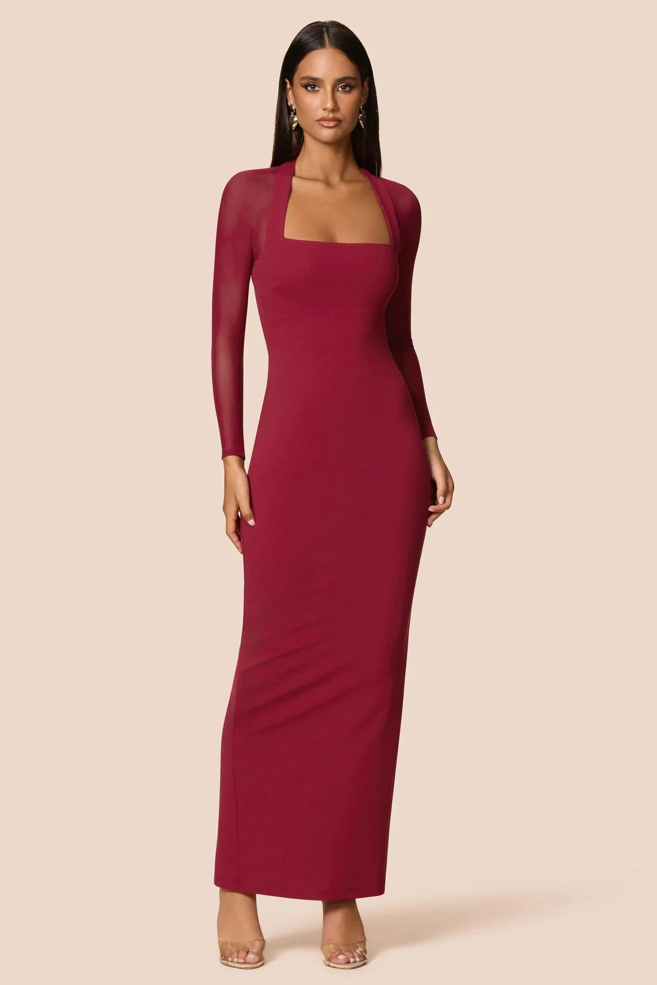Nookie Amore Maxi Dress - Ruby - Image 3