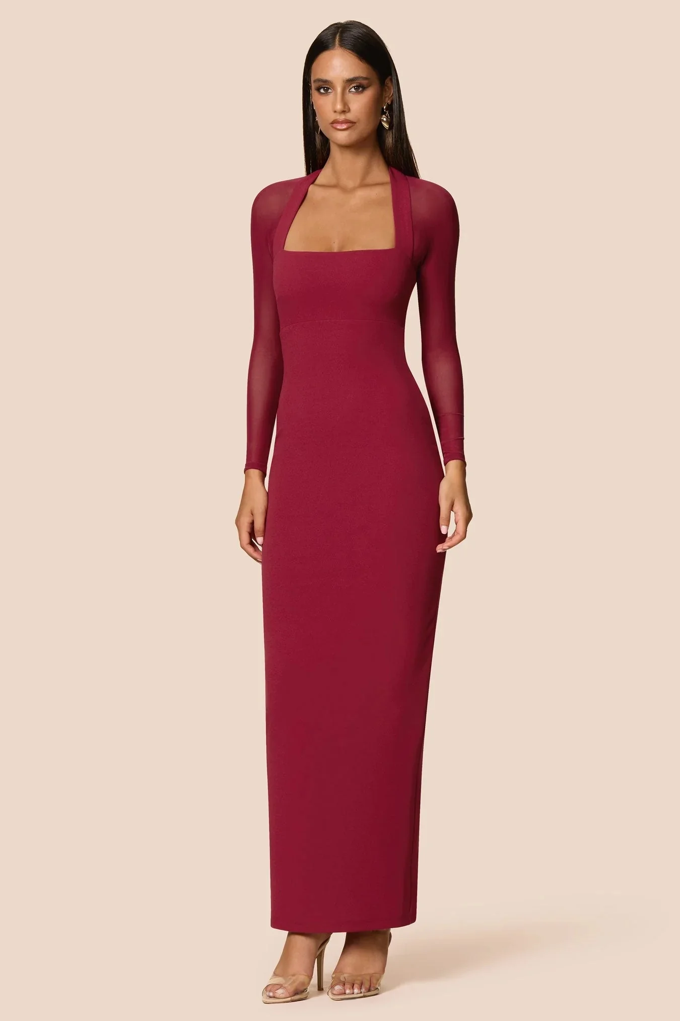 Nookie Amore Maxi Dress - Ruby - Image 4