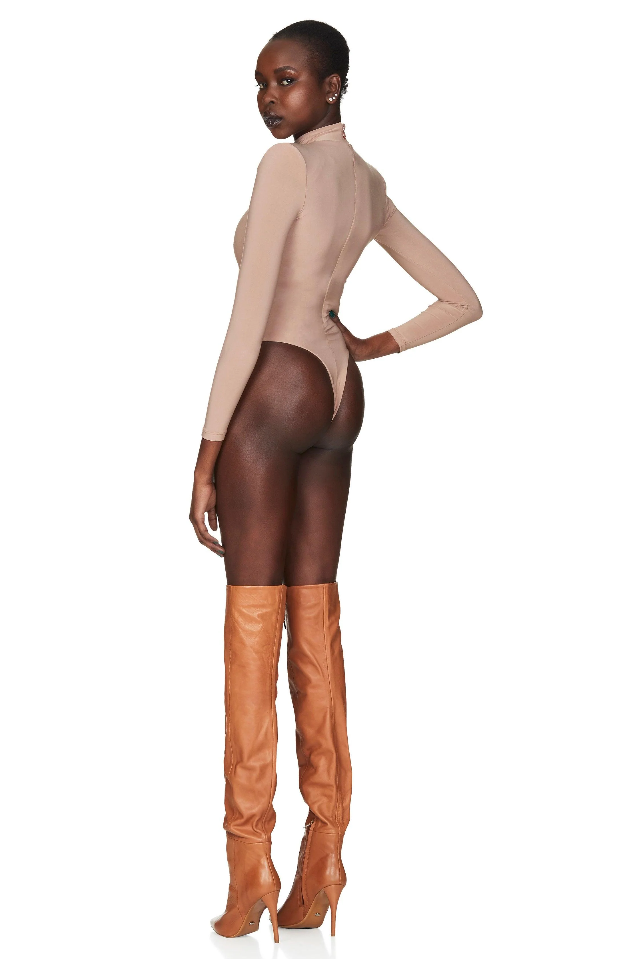 Nookie Anastasia Bodysuit - Latte - Image 4