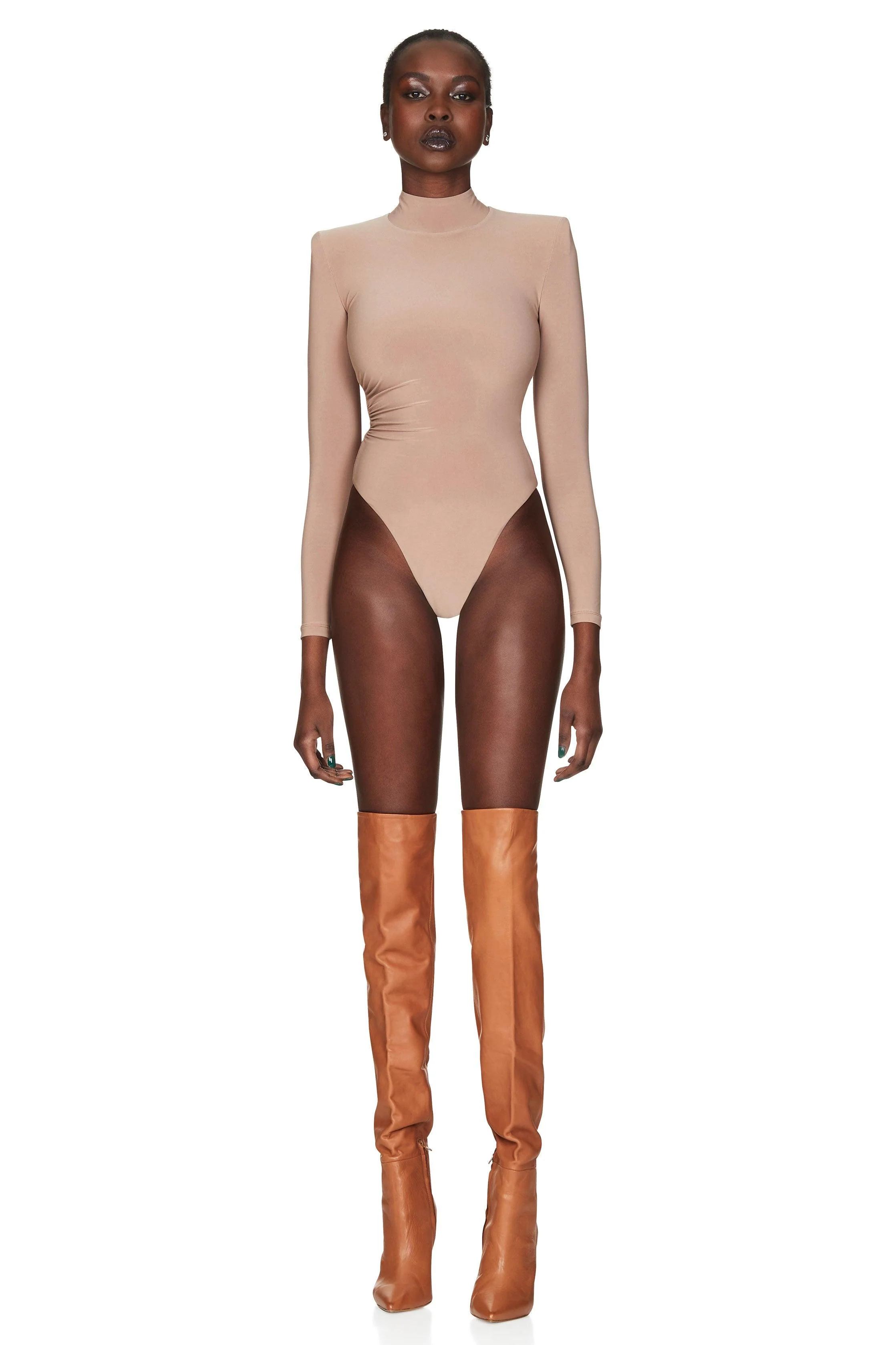 Nookie Anastasia Bodysuit - Latte - Image 5