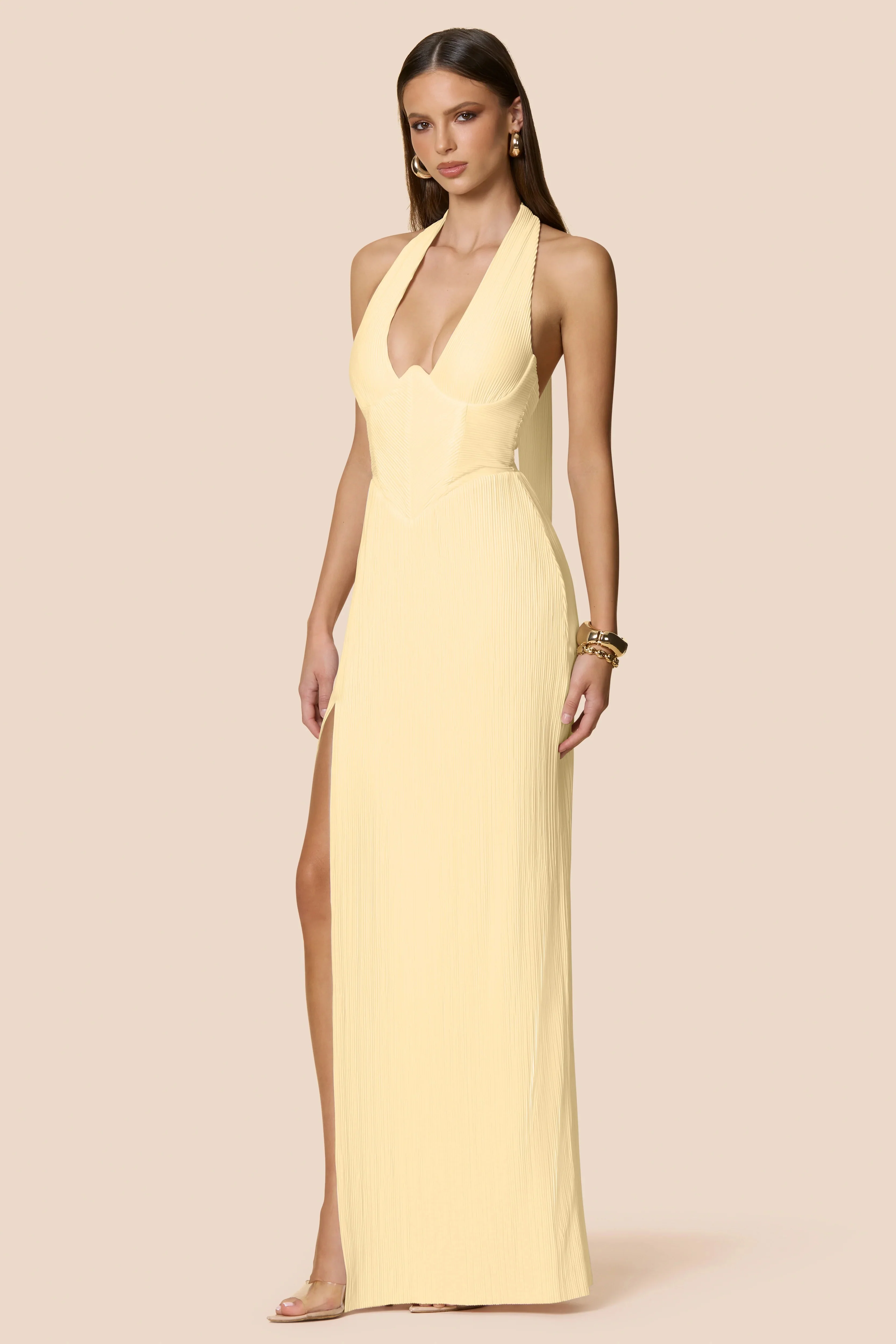Nookie Belleza Gown - Lemon - Image 3