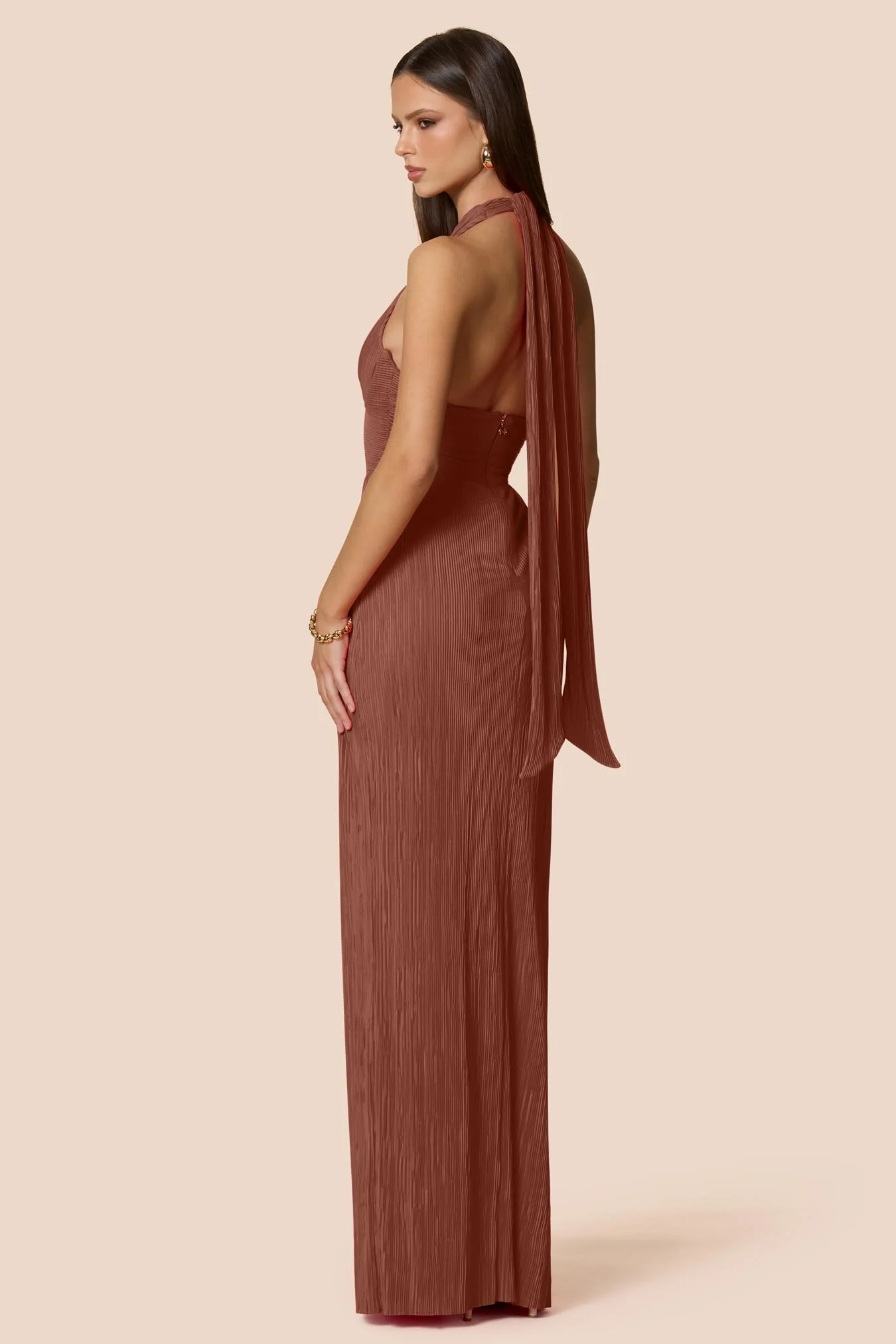 Nookie Belleza Gown - Rust - Image 2