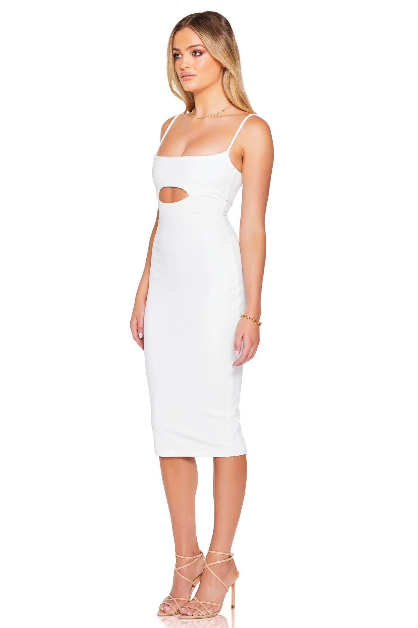 Nookie Bliss Midi Dress - Ivory - Image 3