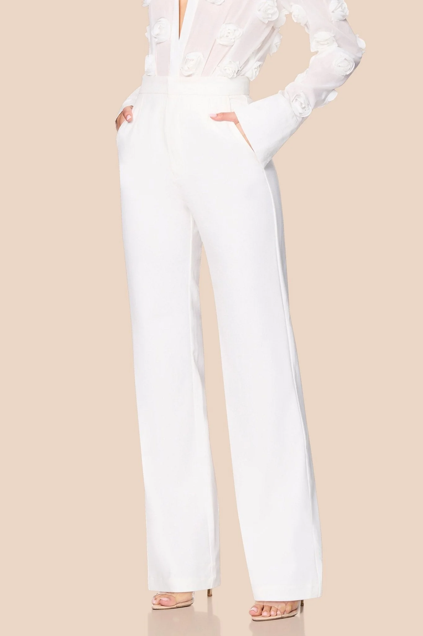 Nookie Bridget Pants - White - Image 2