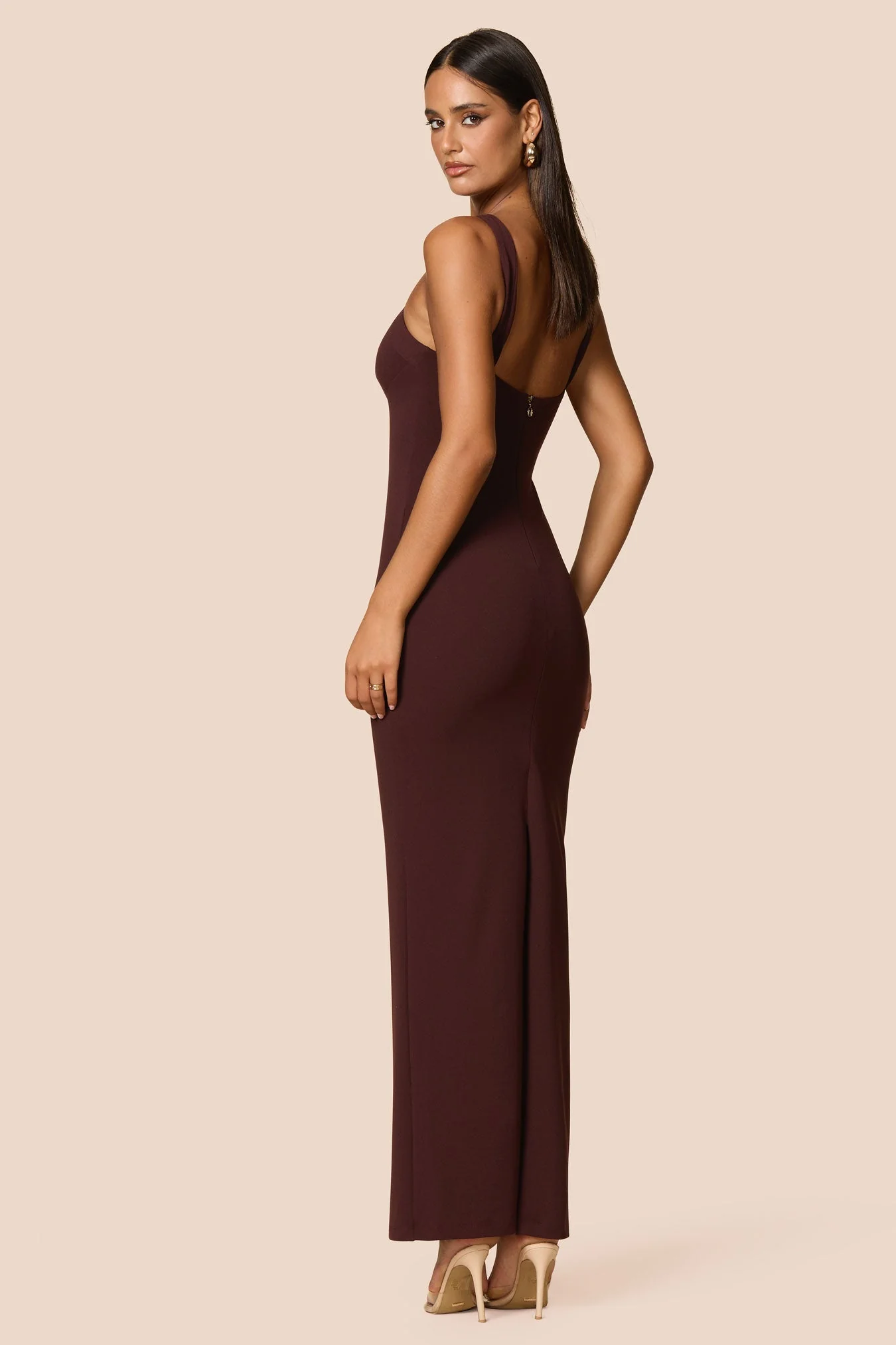 Nookie Charm 2-Way Gown - Cocoa - Image 3