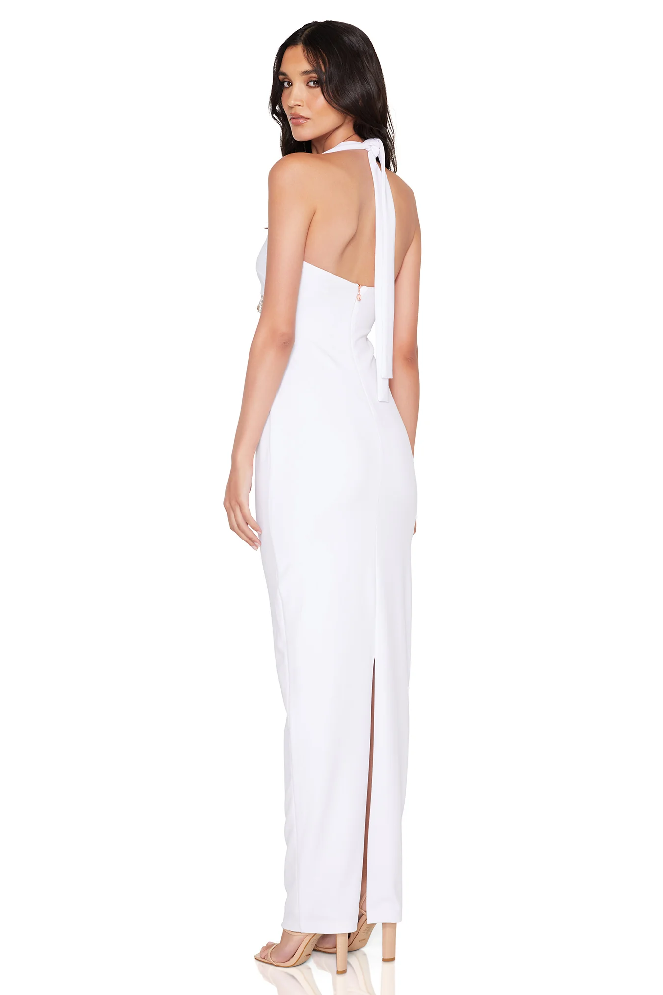 Nookie Chicane Midi Dress - White - Image 2
