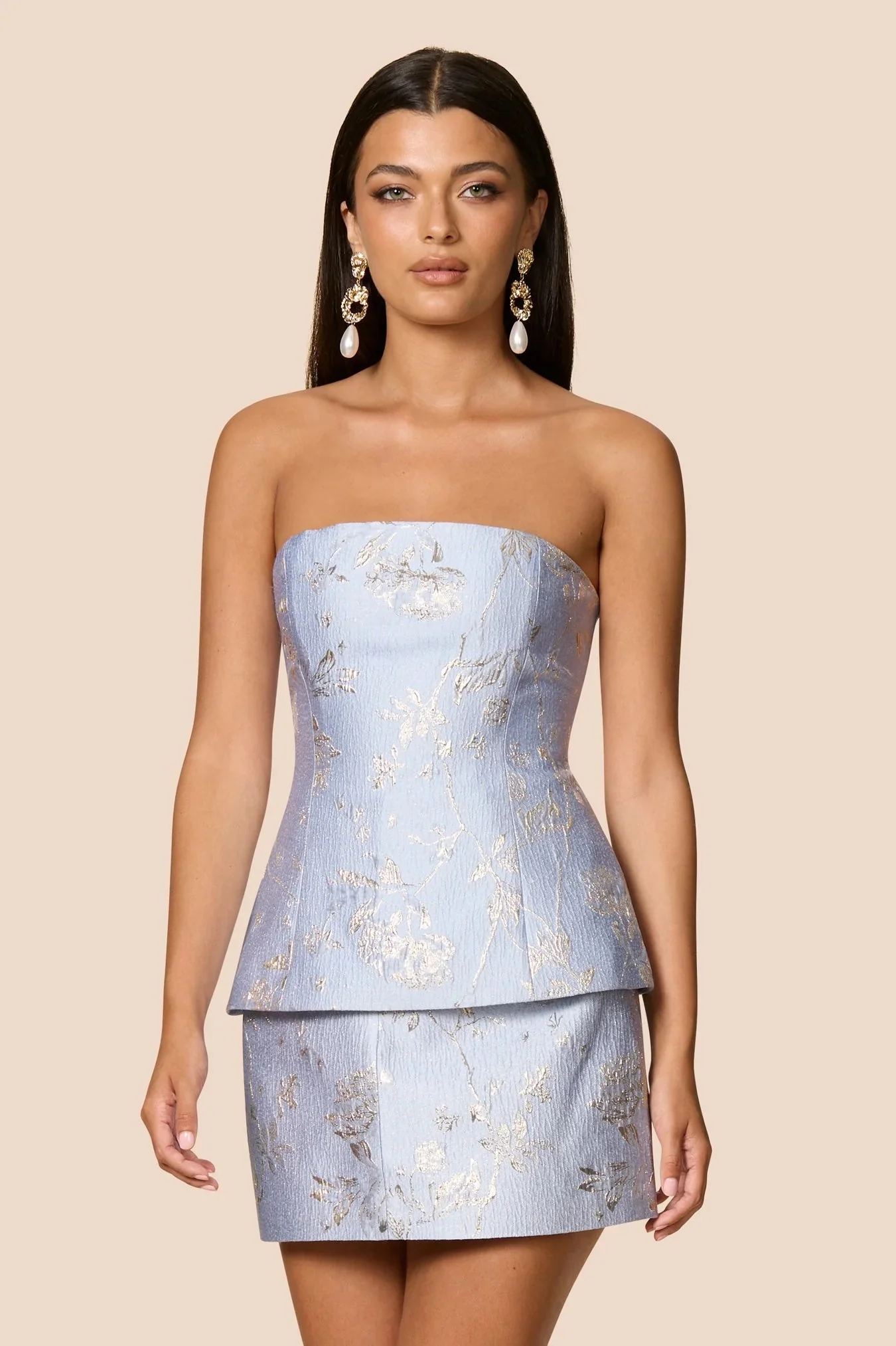 Nookie Claudia Top - Blue - Image 3