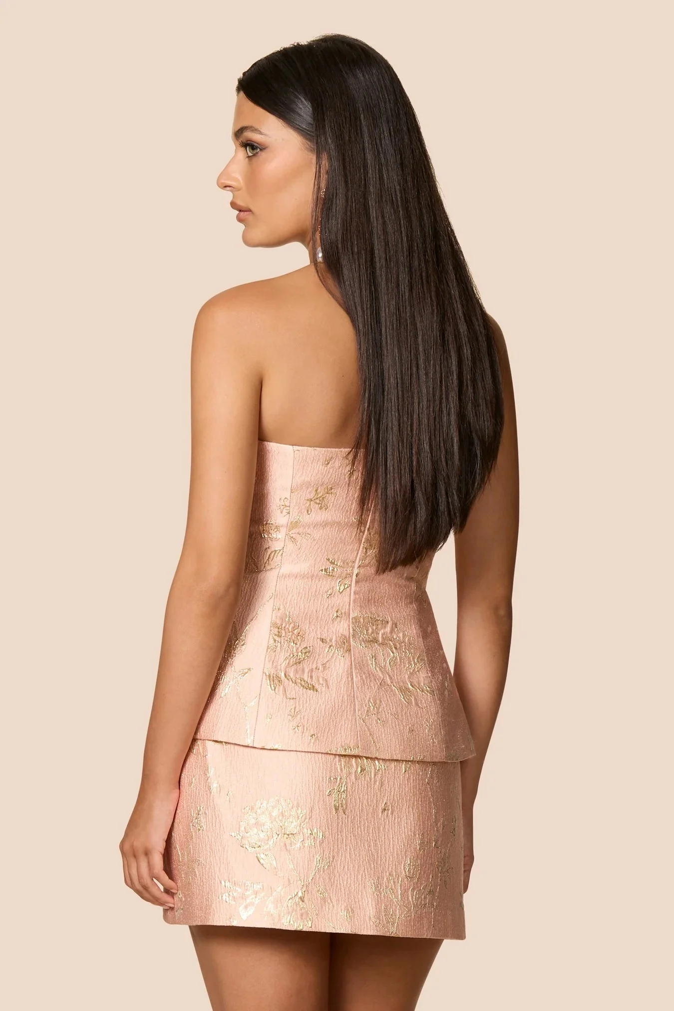 Nookie Claudia Top - Peach - Image 2