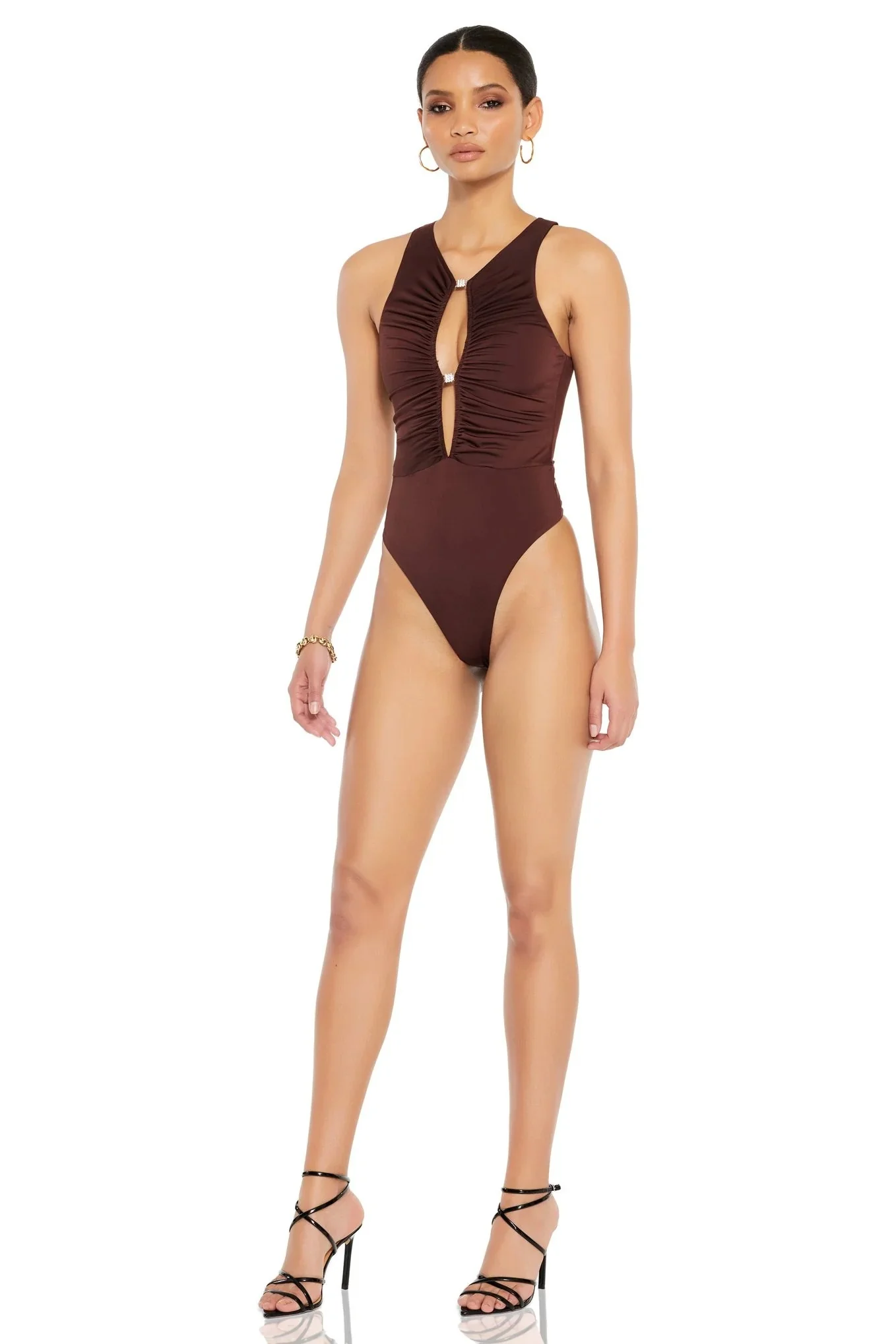 Nookie Clique Bodysuit - Cocoa - Image 4
