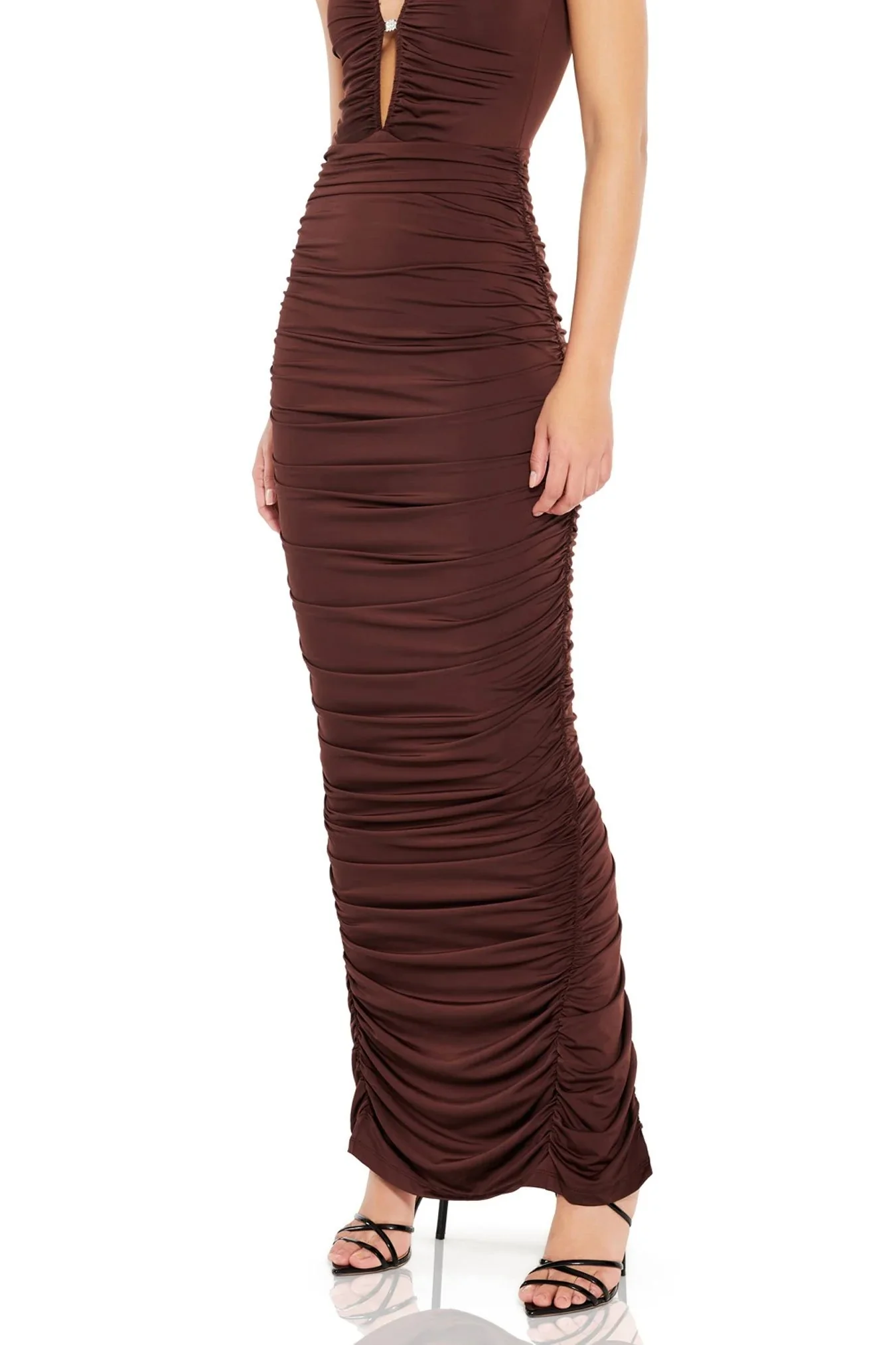 Nookie Clique Skirt - Cocoa - Image 4