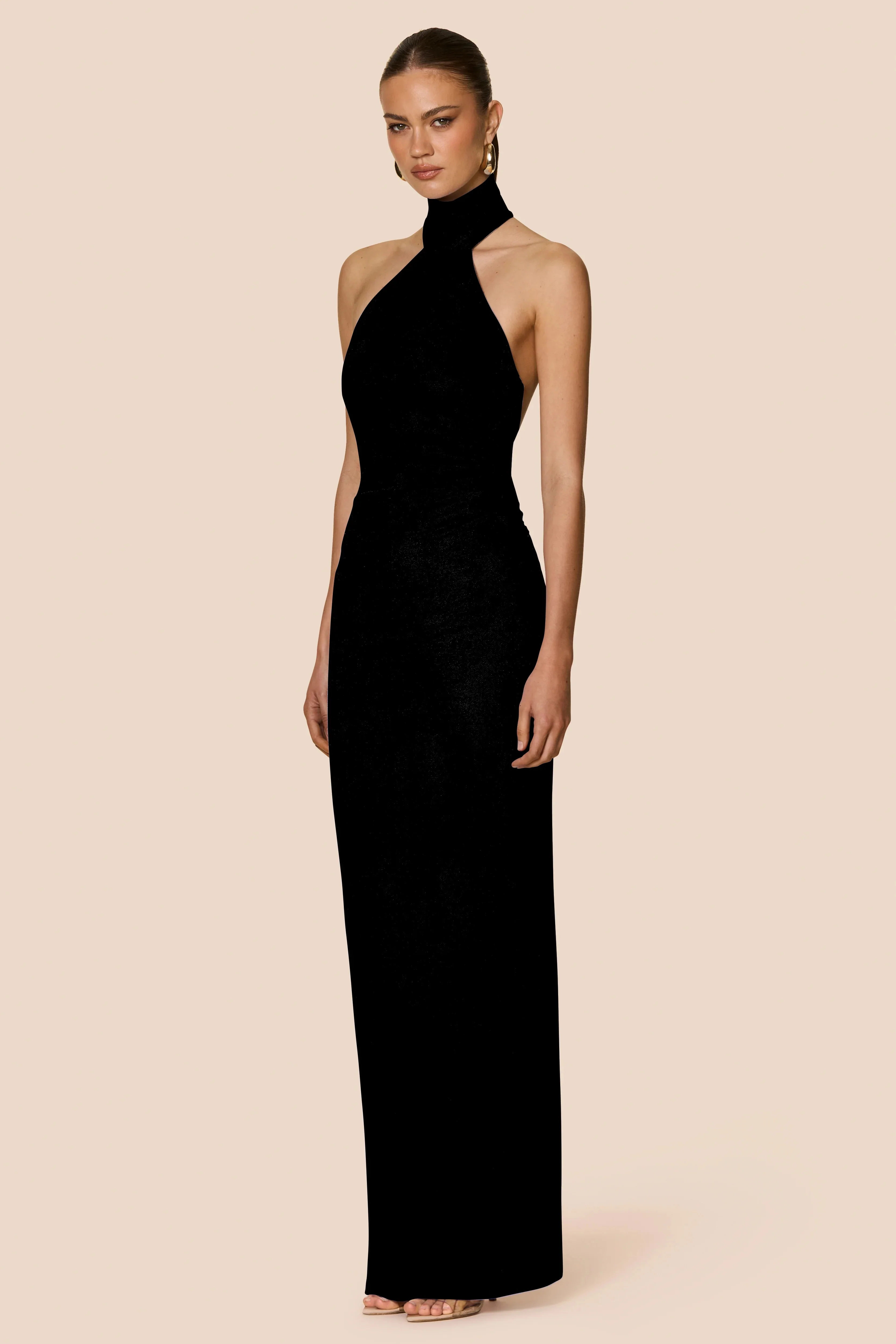 Nookie Crush Halter Gown - Black - Image 3
