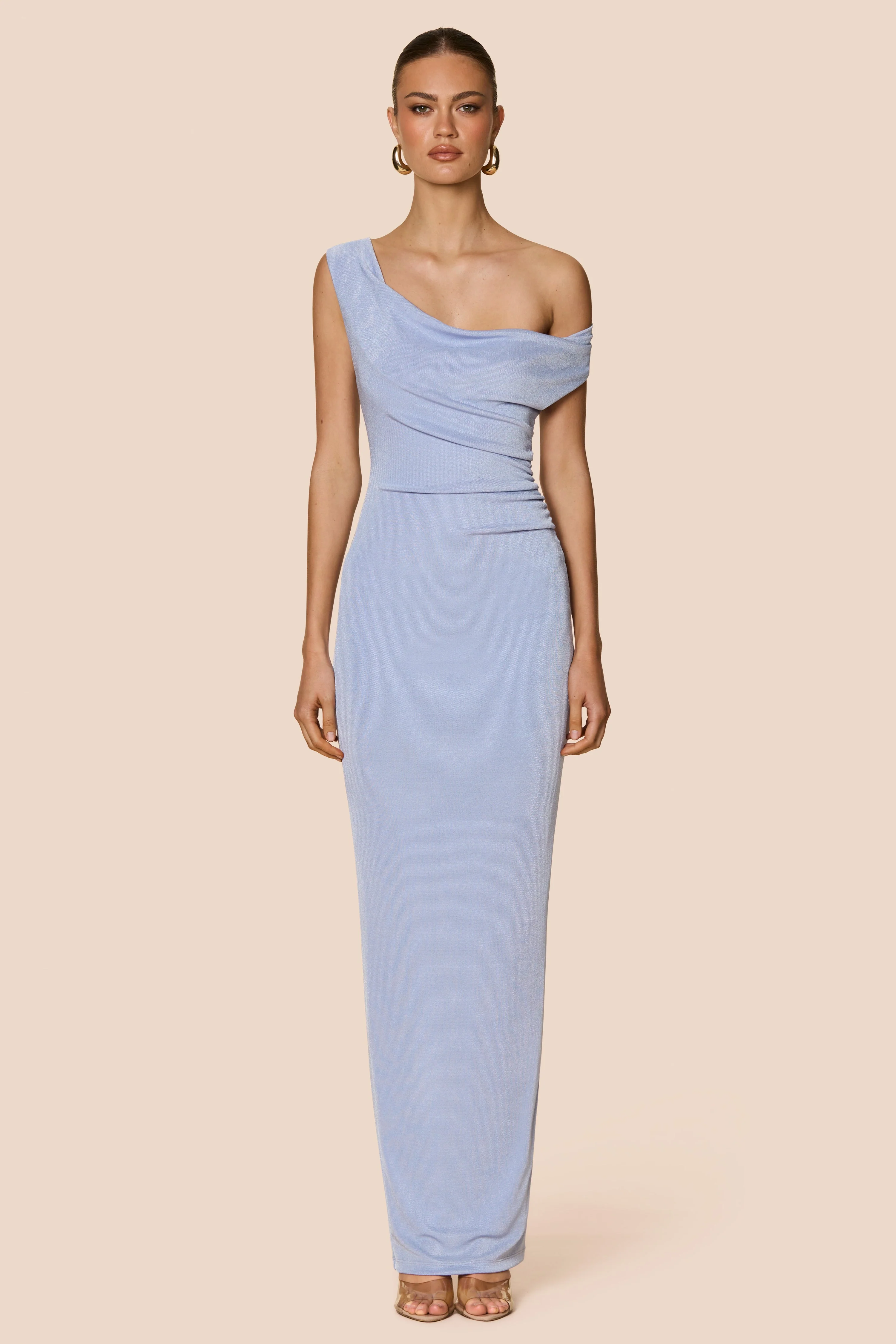 Nookie Crush Drape Maxi Dress - Lavendar - Image 3