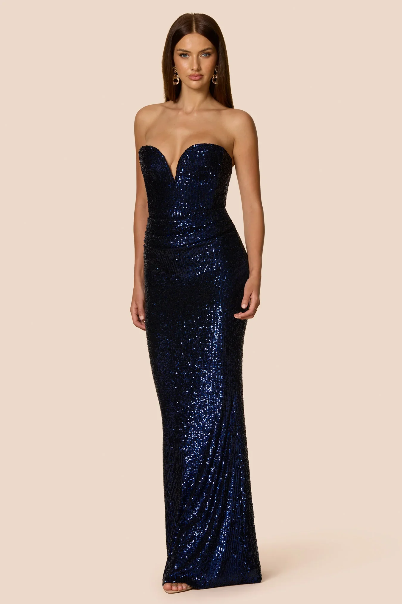 Nookie Dante Maxi Dress - Sapphire - Image 3