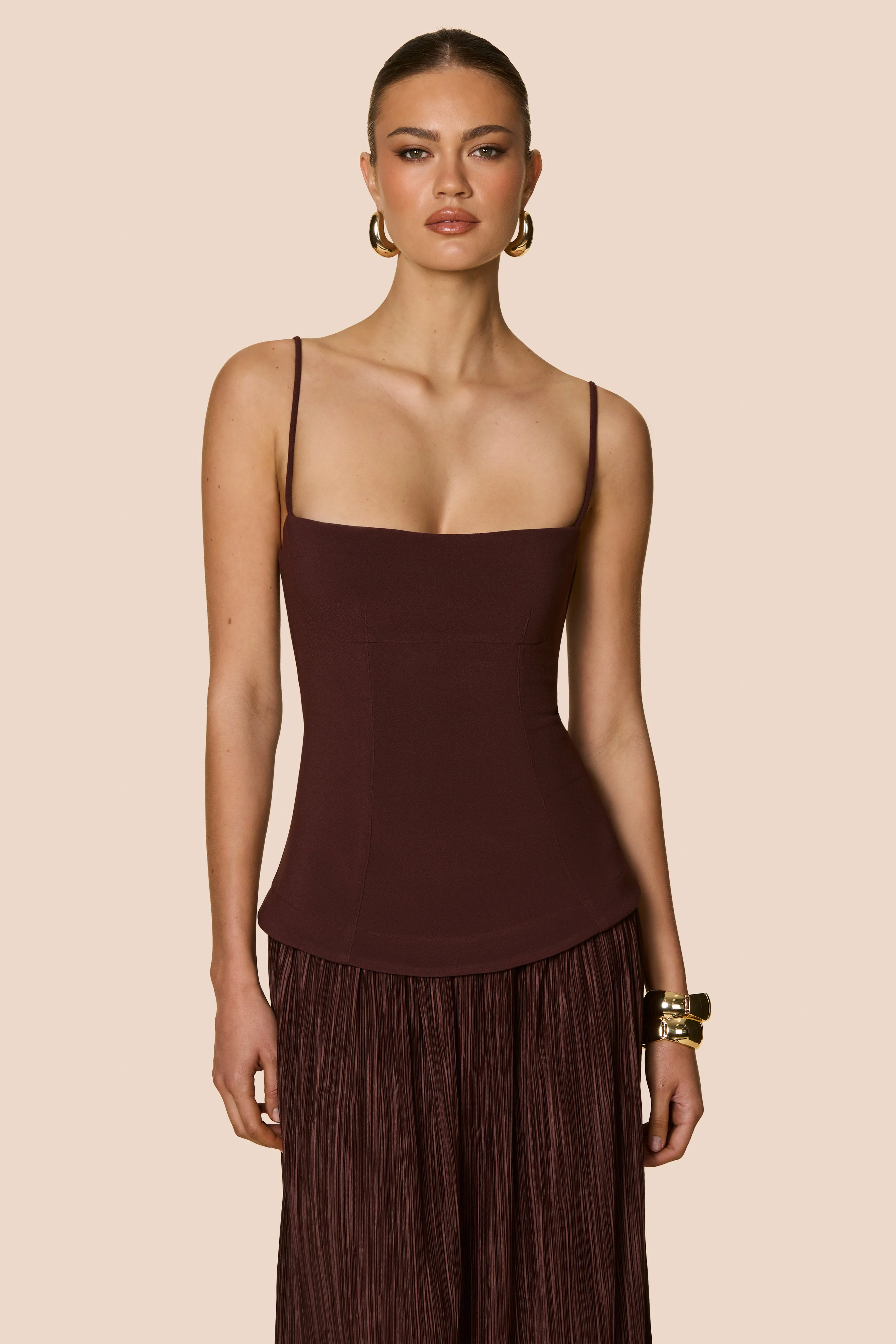 Nookie Darling Maxi Dress - Chocolate - Image 4