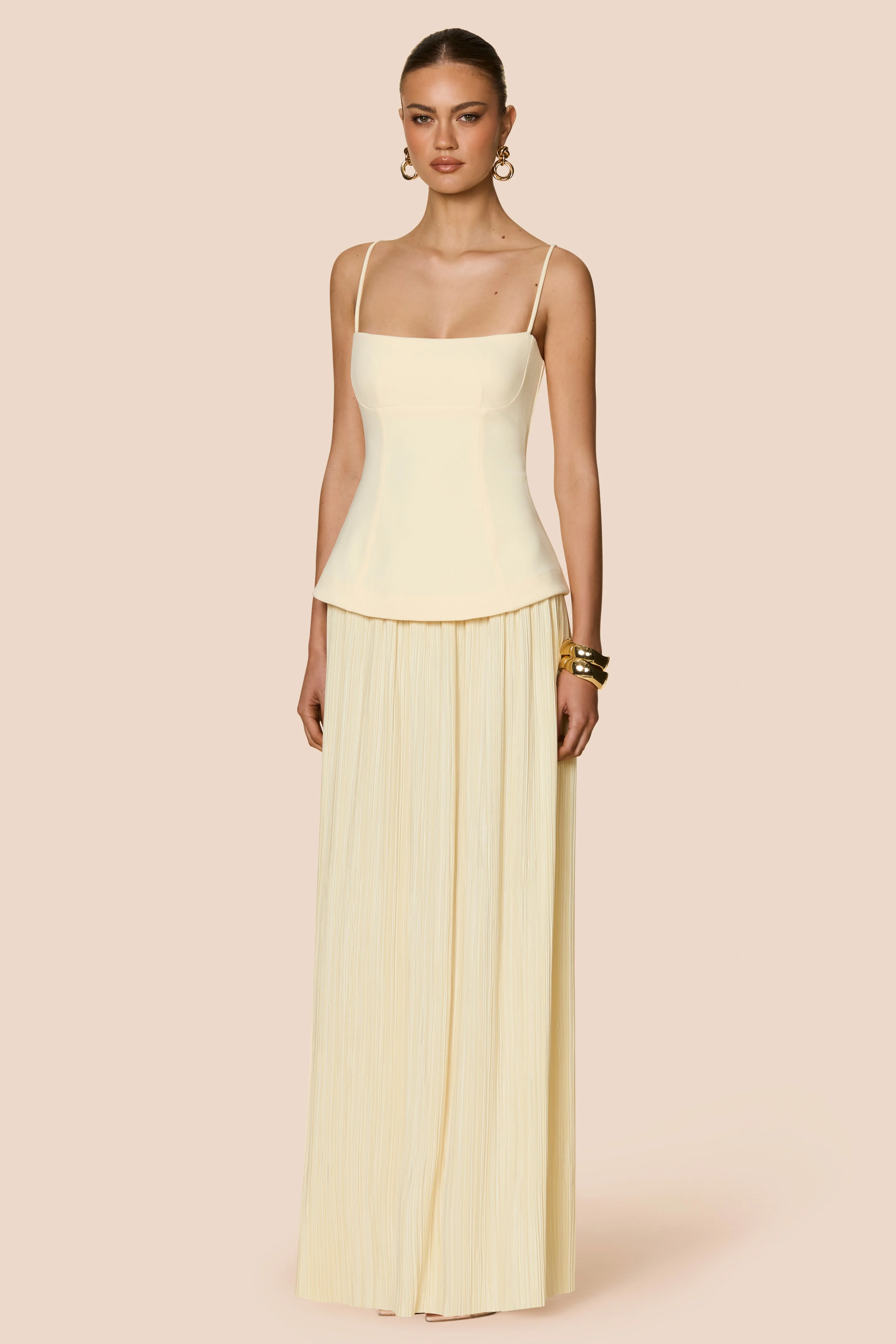 Nookie Darling Maxi Dress - Lemon - Image 3