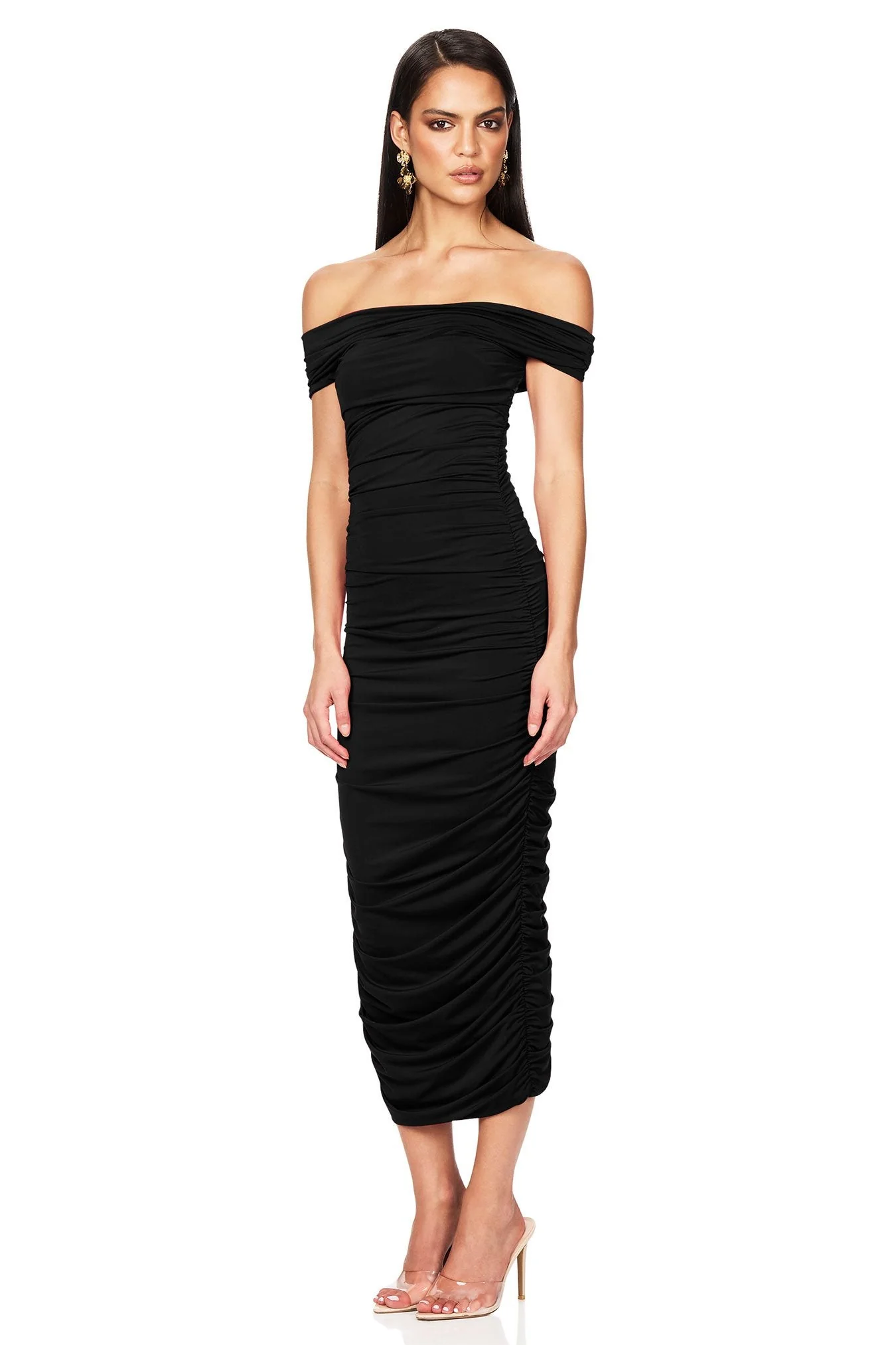Nookie Element Midi Dress - Black - Image 4