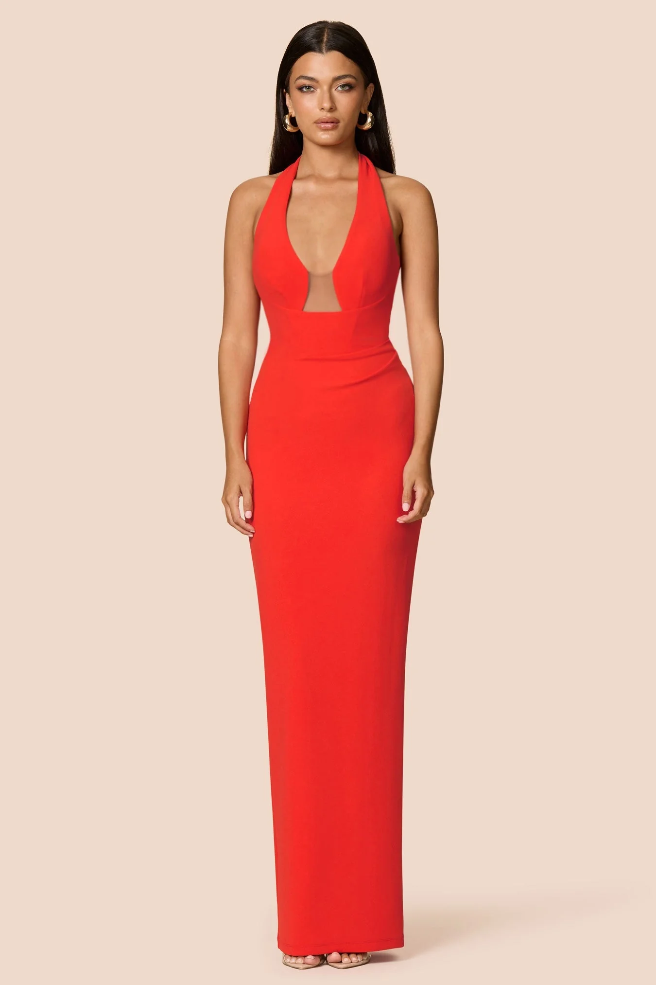 Nookie Demi Gown - Cherry - Image 2