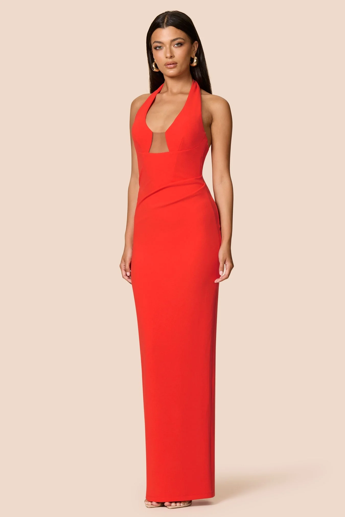 Nookie Demi Gown - Cherry - Image 3