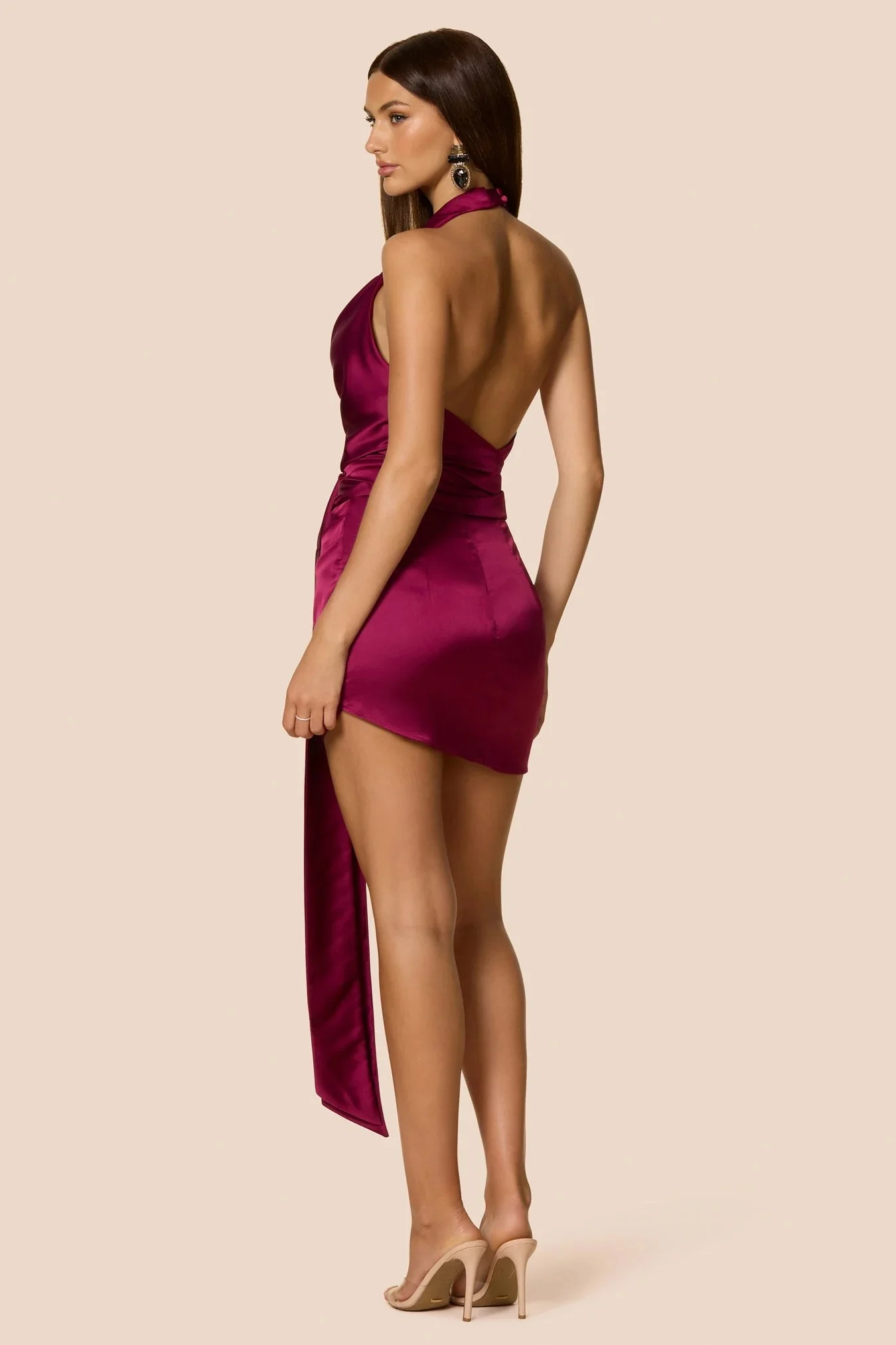 Nookie Demi Halter Top - Rose - Image 2
