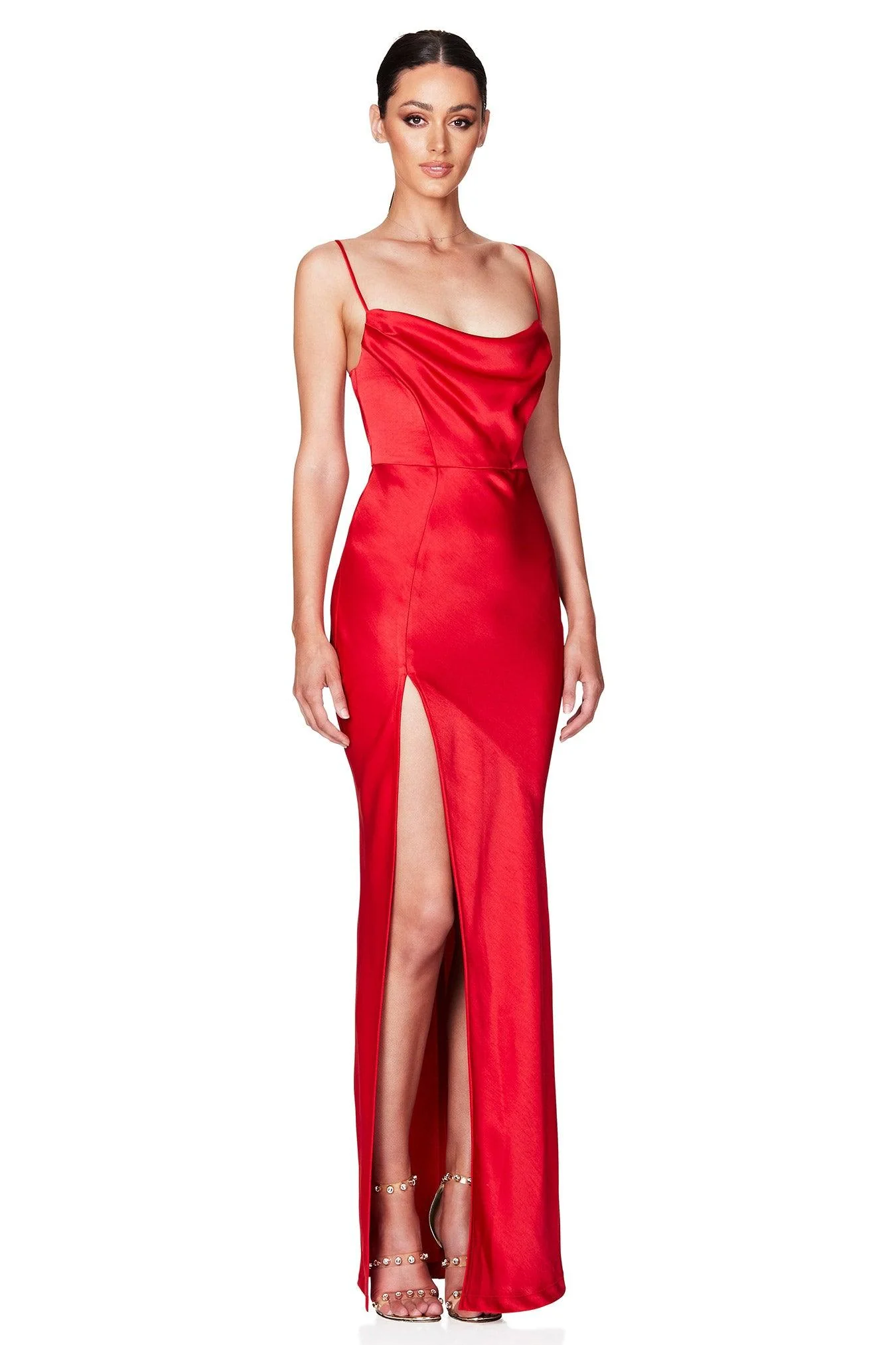 Nookie Dream Draped Gown - Fire - Image 3