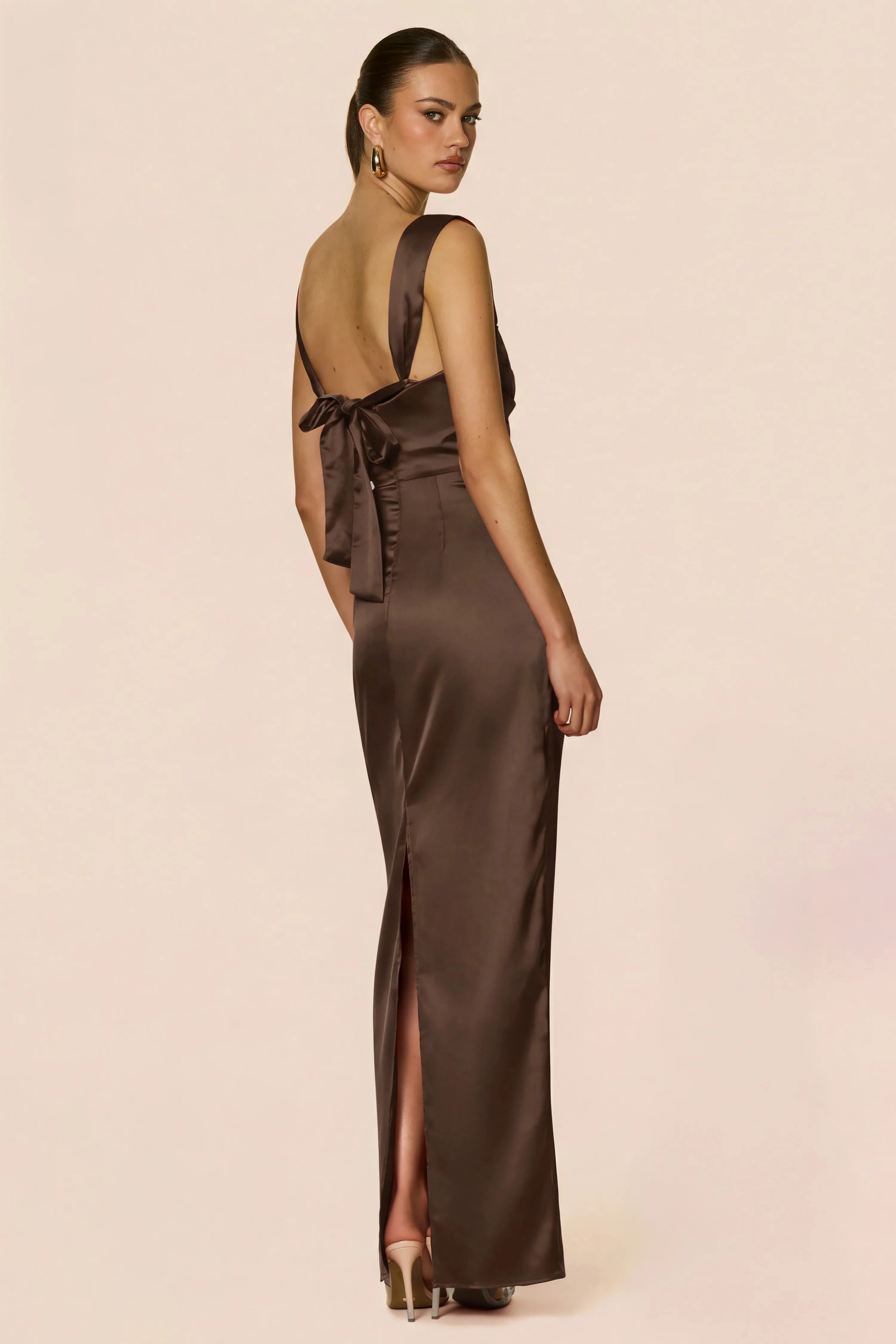Nookie Dream Gown - Chocolate - Image 2