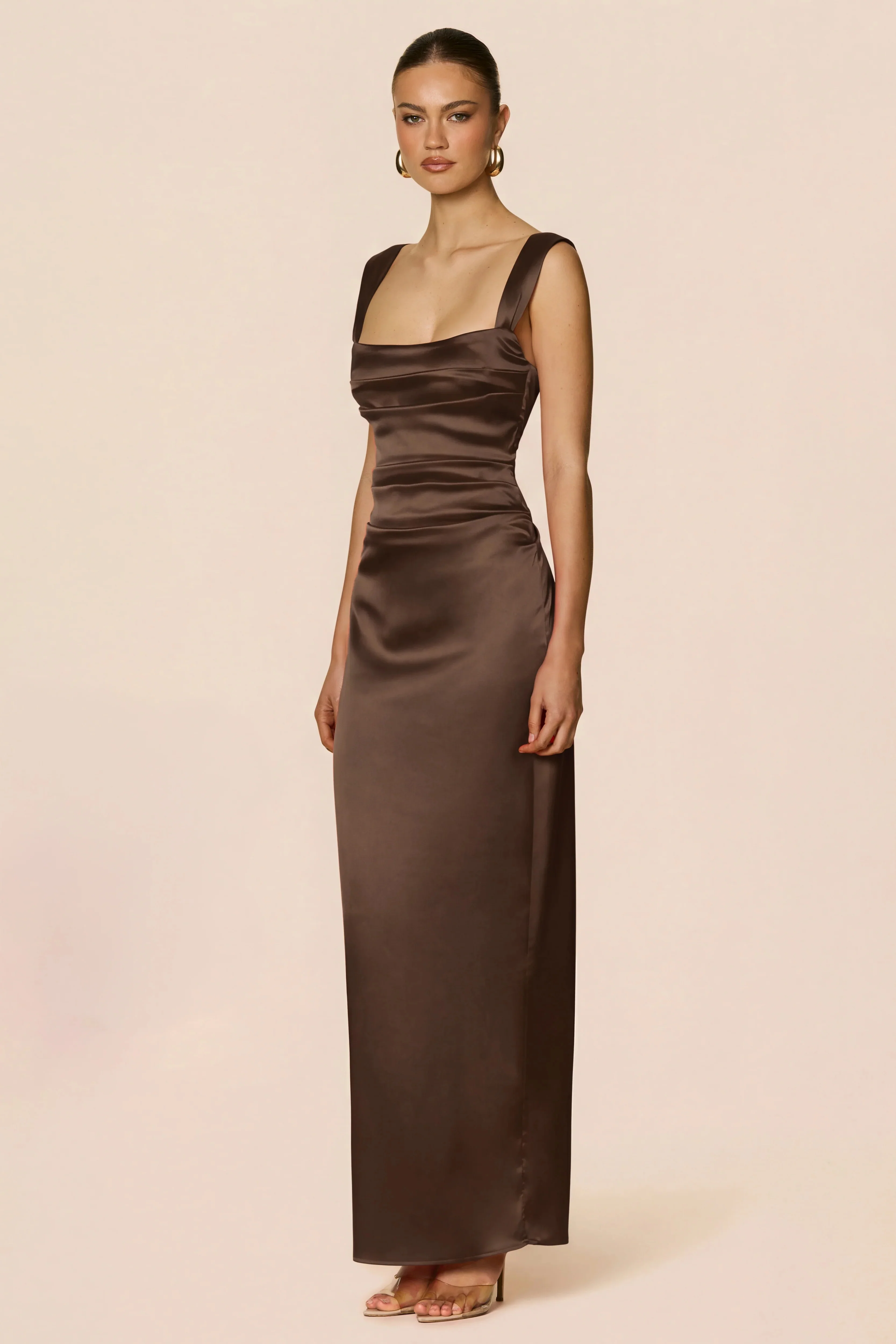 Nookie Dream Gown - Chocolate - Image 3