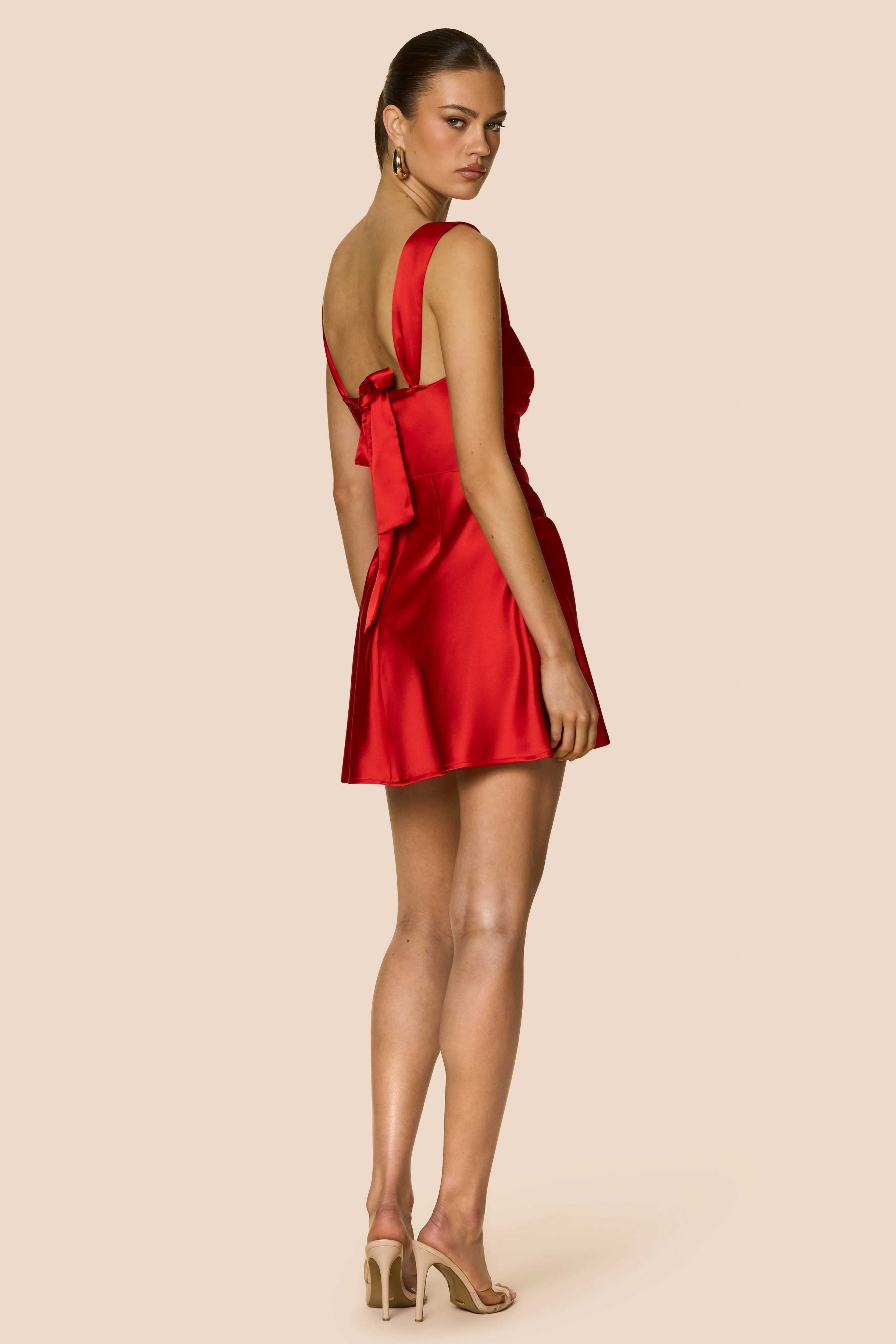 Nookie Dream Mini Dress - Red - Image 2