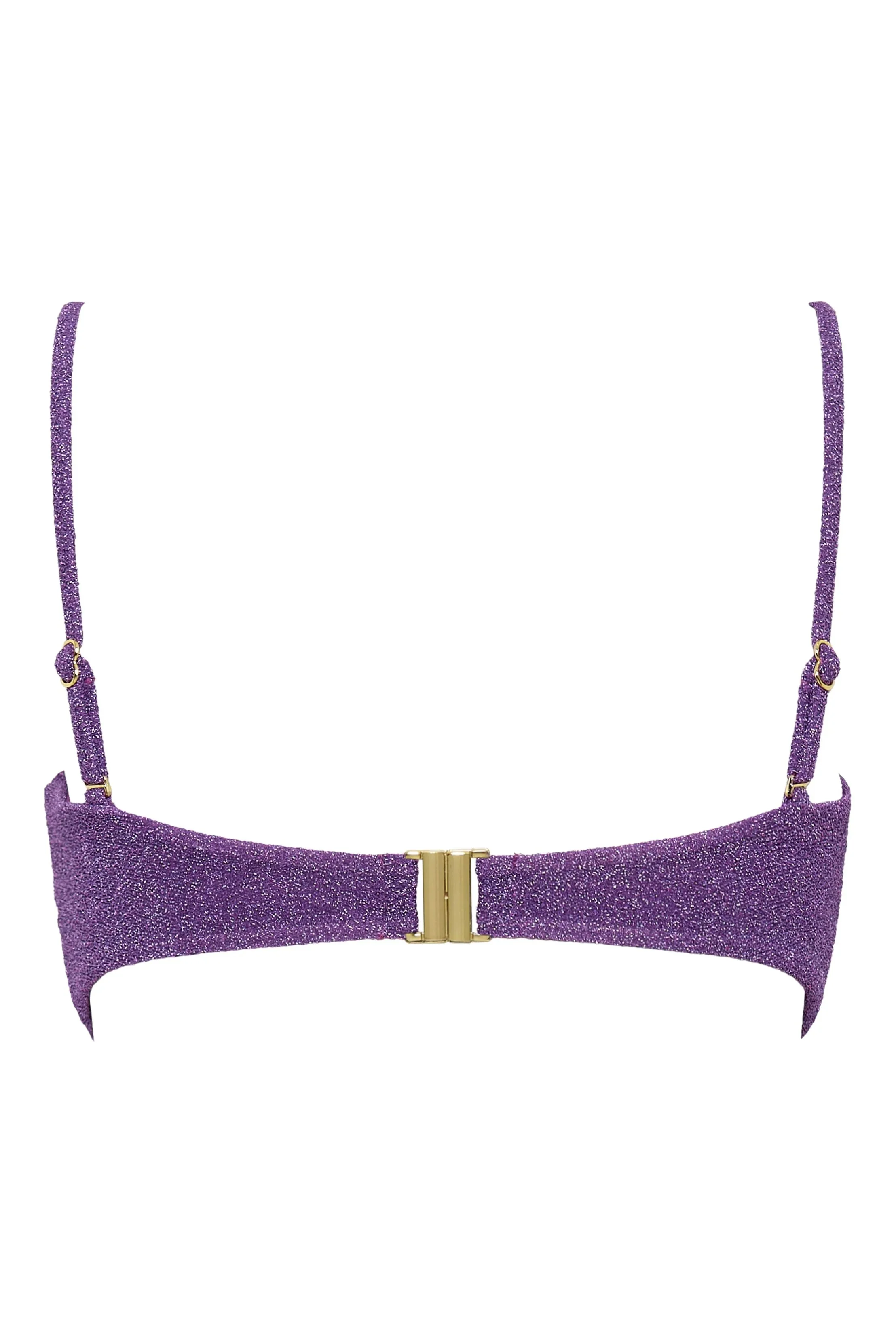 Nookie Dynasty Bandeau Bra - Purple - Image 4