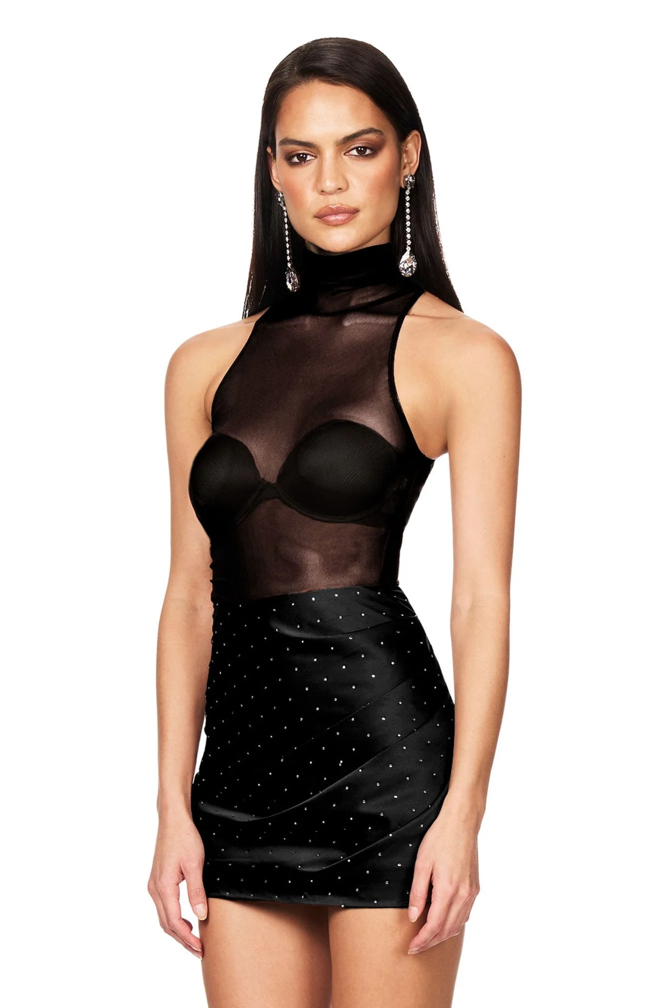 Nookie Eclipse Bodysuit - Black - Image 3