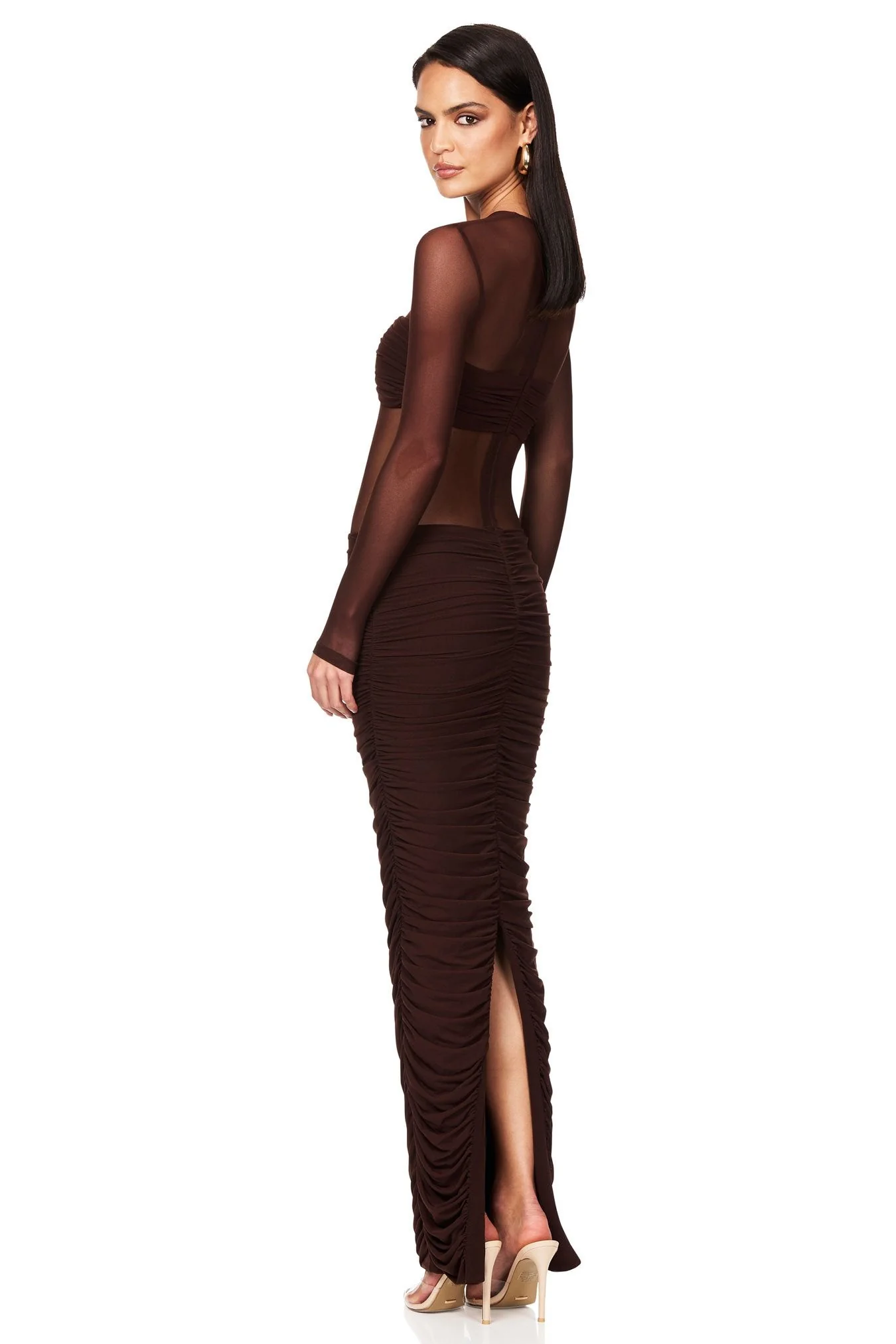 Nookie Eclipse Gown - Cocoa - Image 2