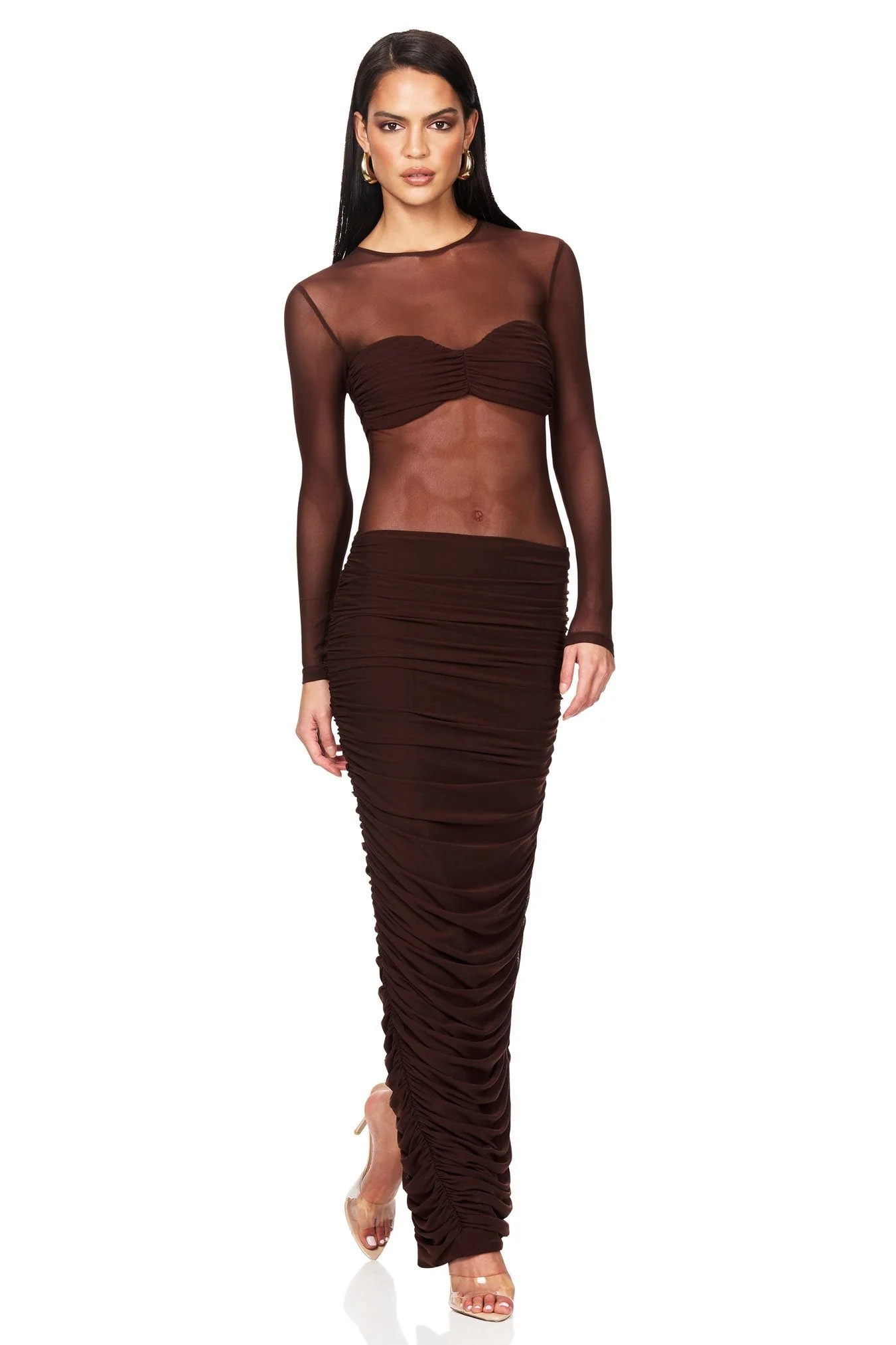 Nookie Eclipse Gown - Cocoa - Image 3