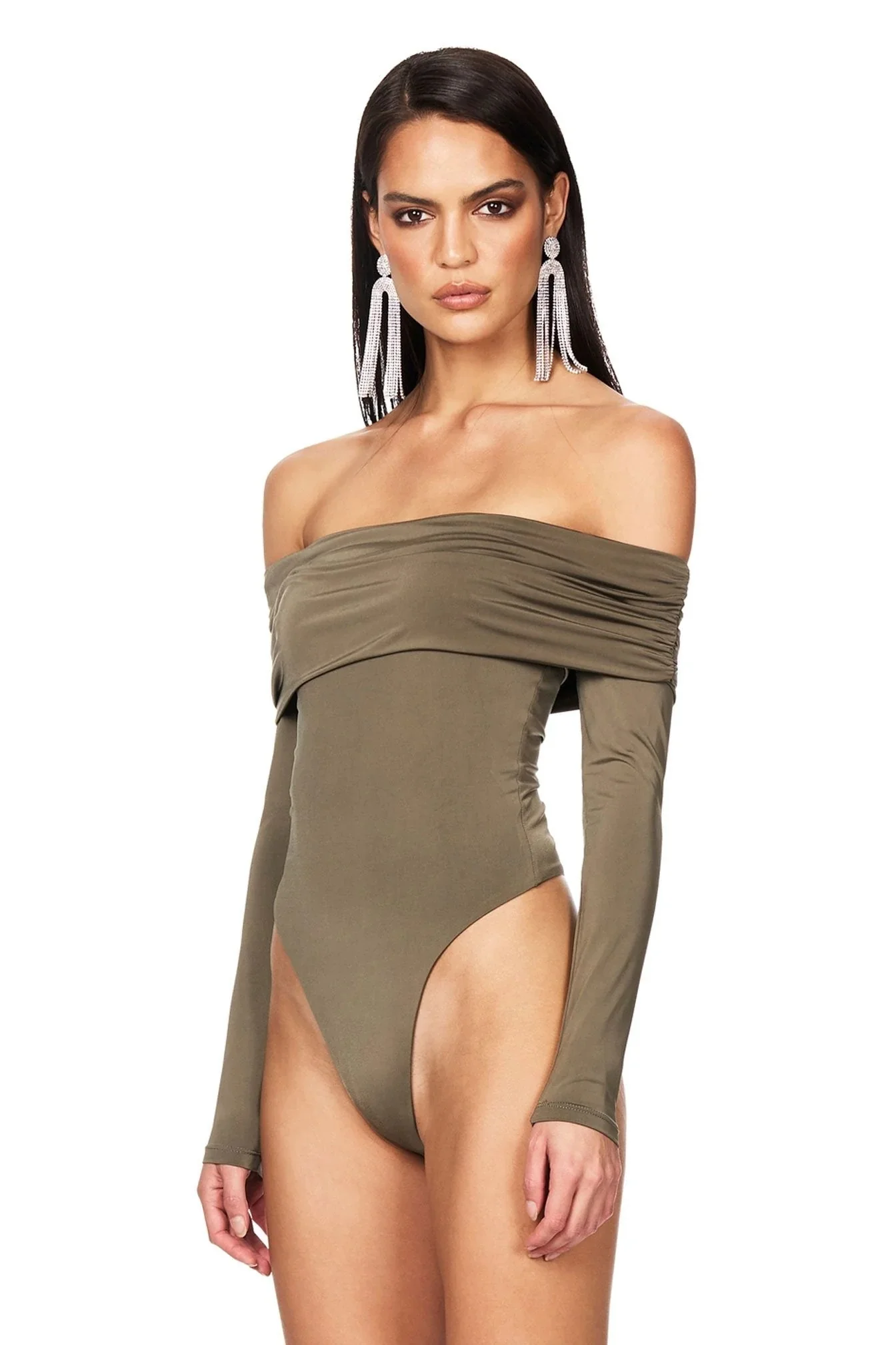 Nookie Element Bodysuit - Khaki - Image 3
