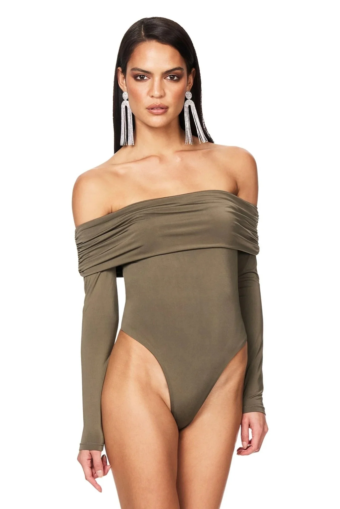 Nookie Element Bodysuit - Khaki - Image 4