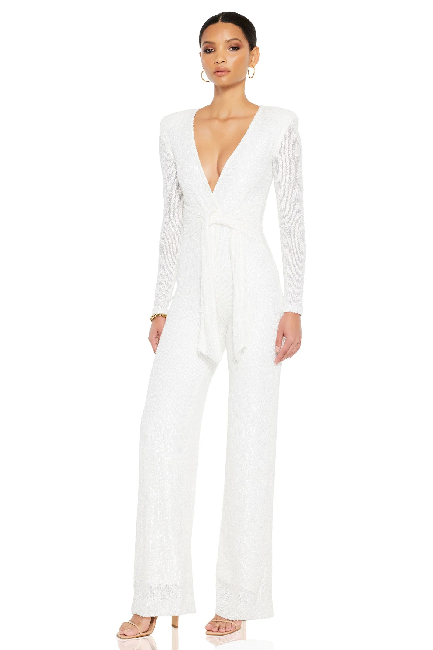 Nookie Elite Jumpsuit - White - Image 3