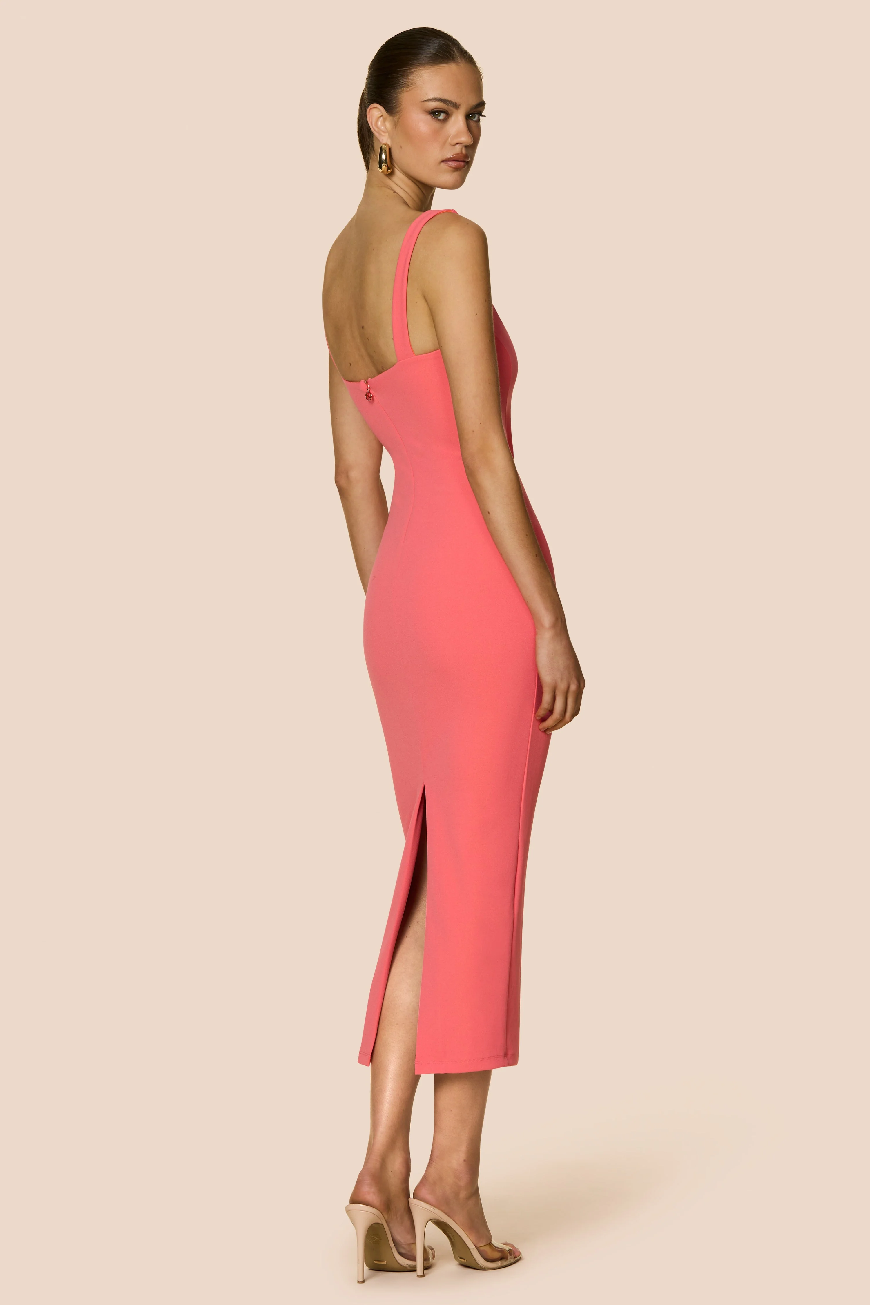 Nookie Elle Midi Dress - Pink - Image 2