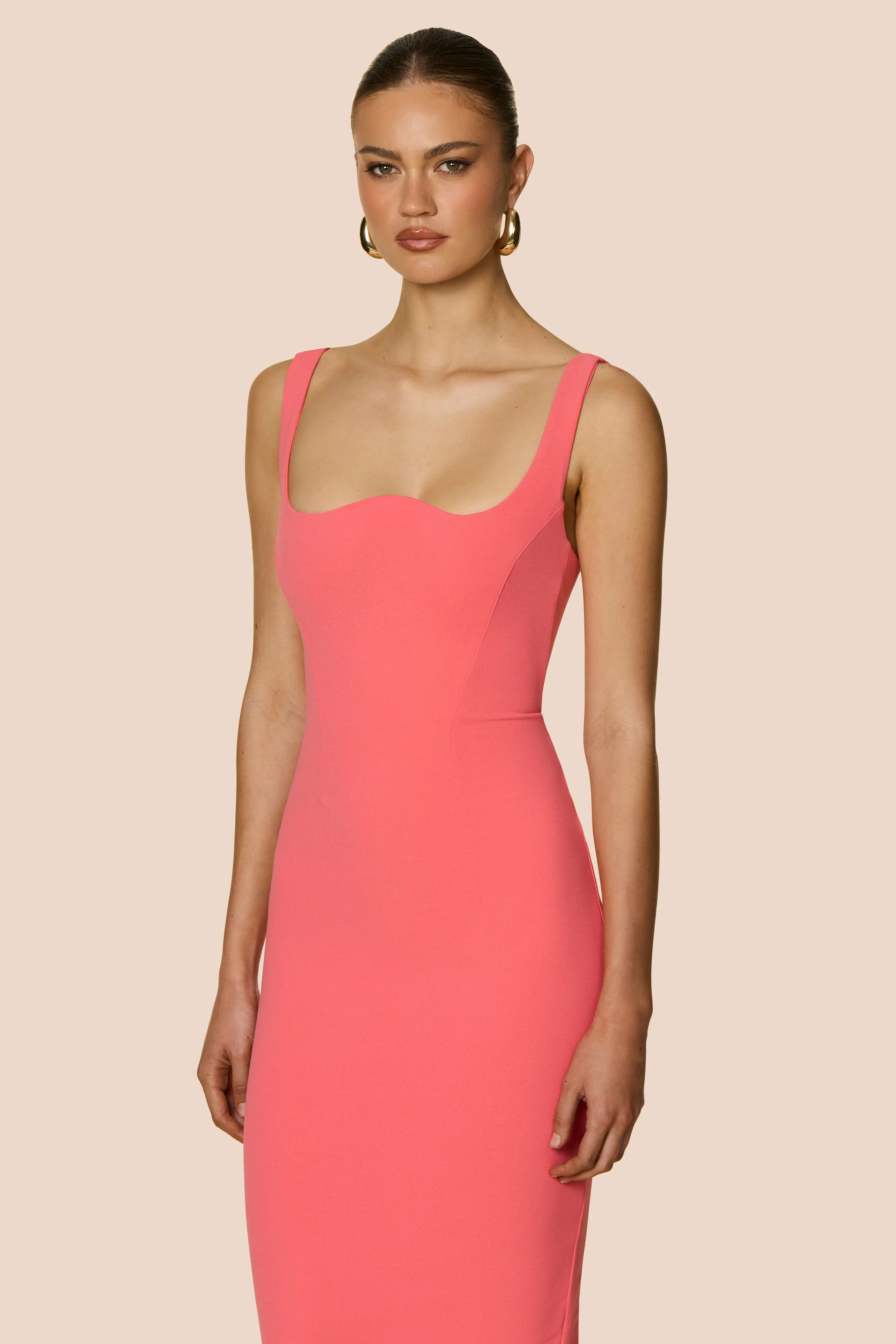 Nookie Elle Midi Dress - Pink - Image 4