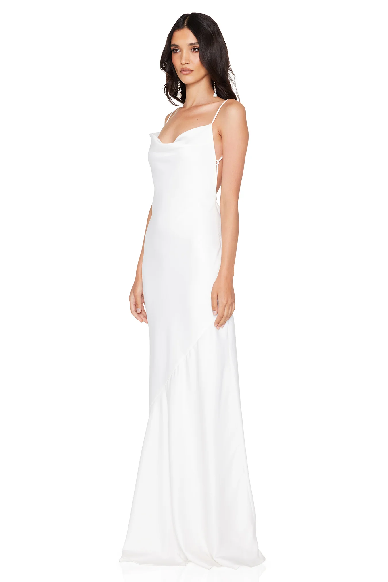 Nookie Entice Drape Gown - Ivory - Image 3