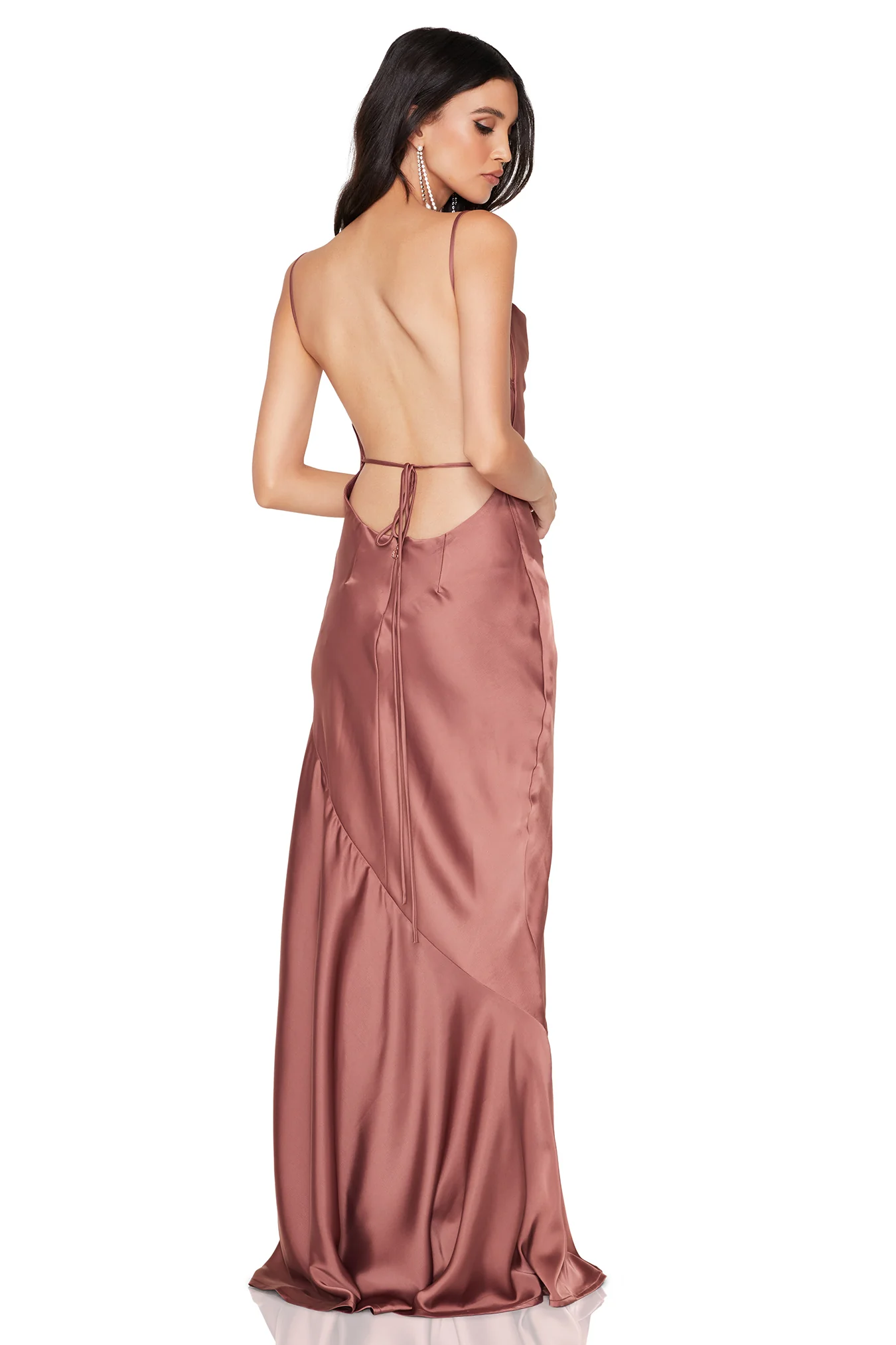 Nookie Entice Drape Gown - Mocha - Image 4