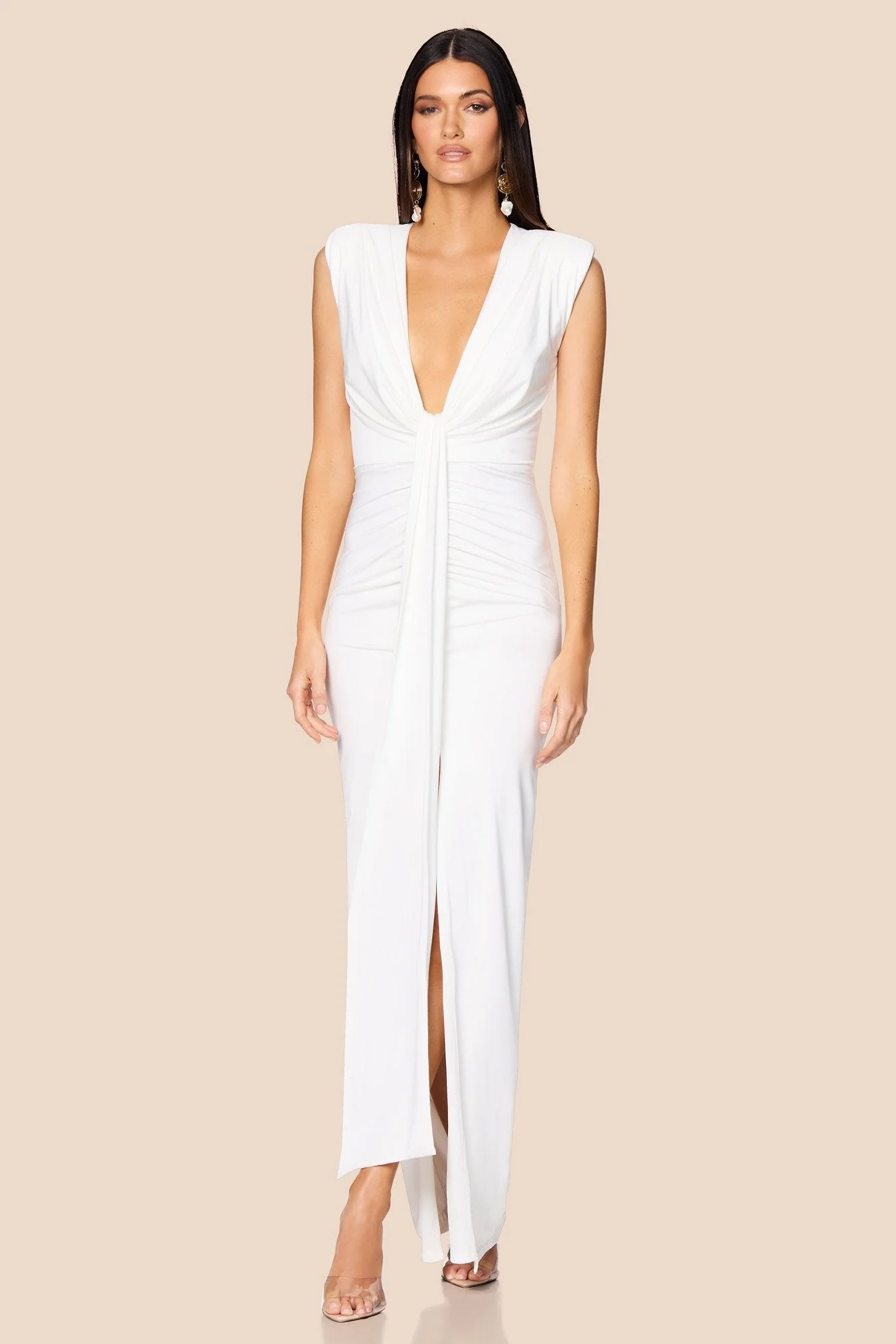 Nookie Giselle Maxi Dress - Ivory - Image 3