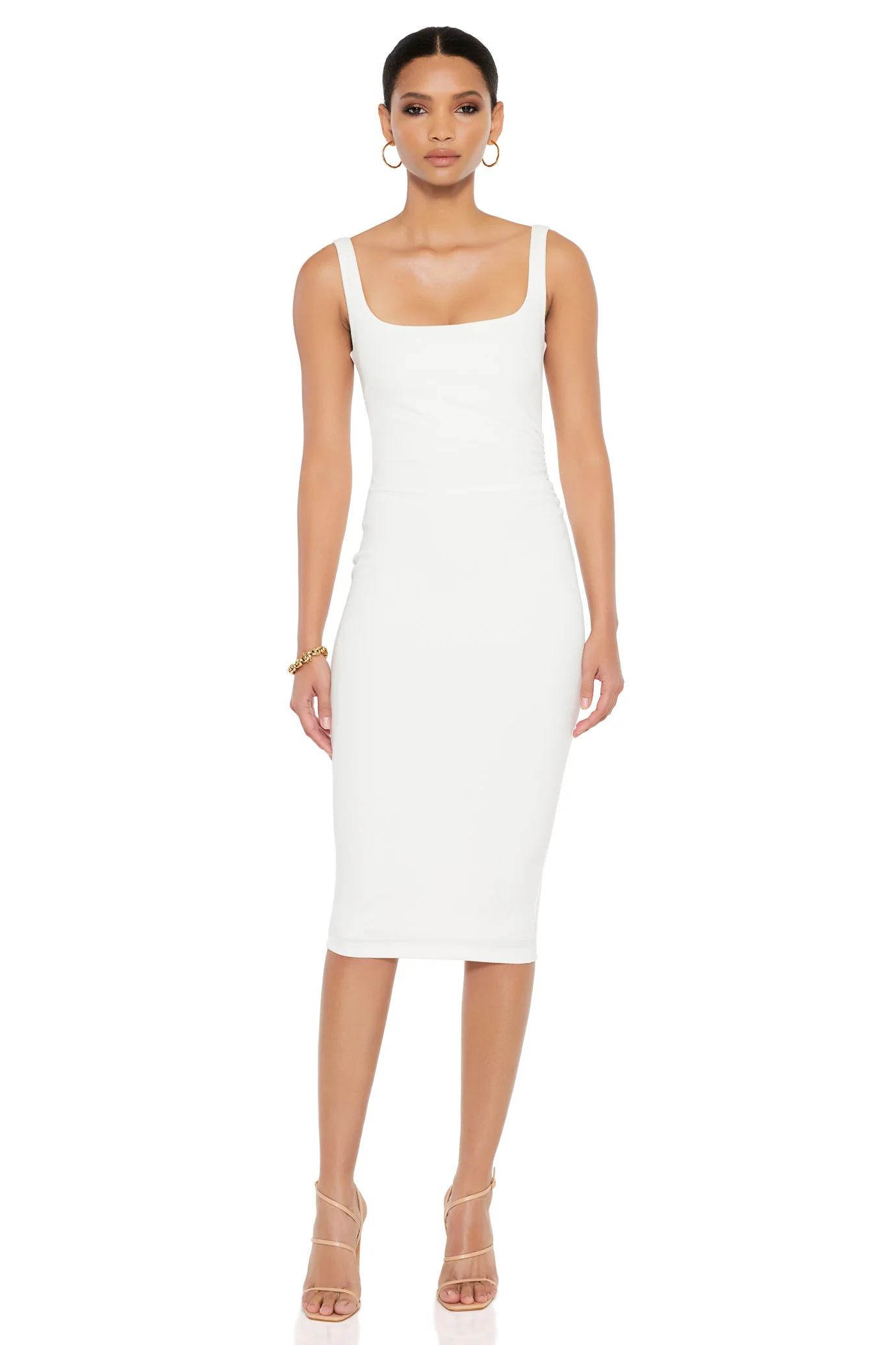 Nookie Glory Midi Dress - Ivory