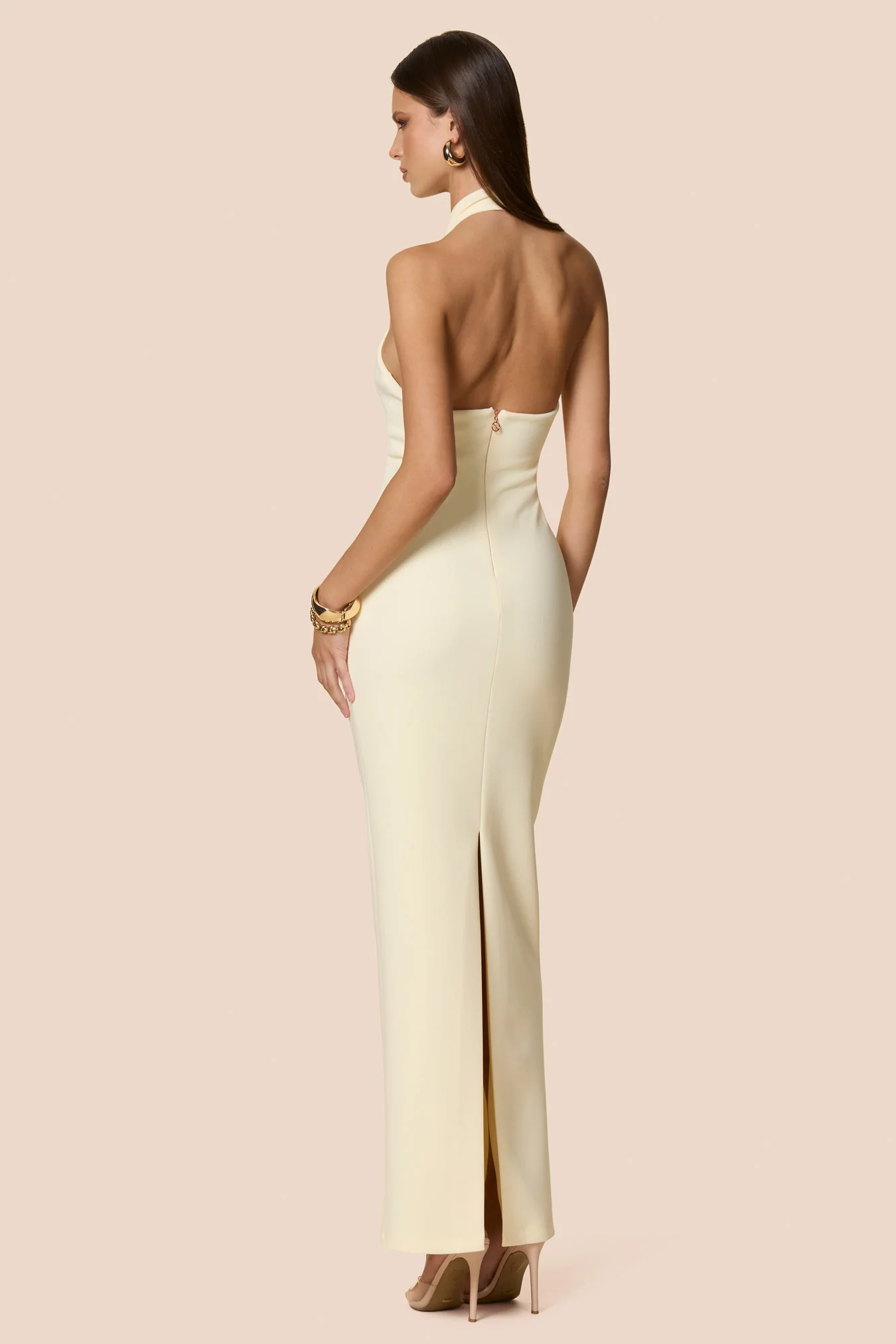 Nookie Harmony Maxi Dress - Pale Lemon - Image 2
