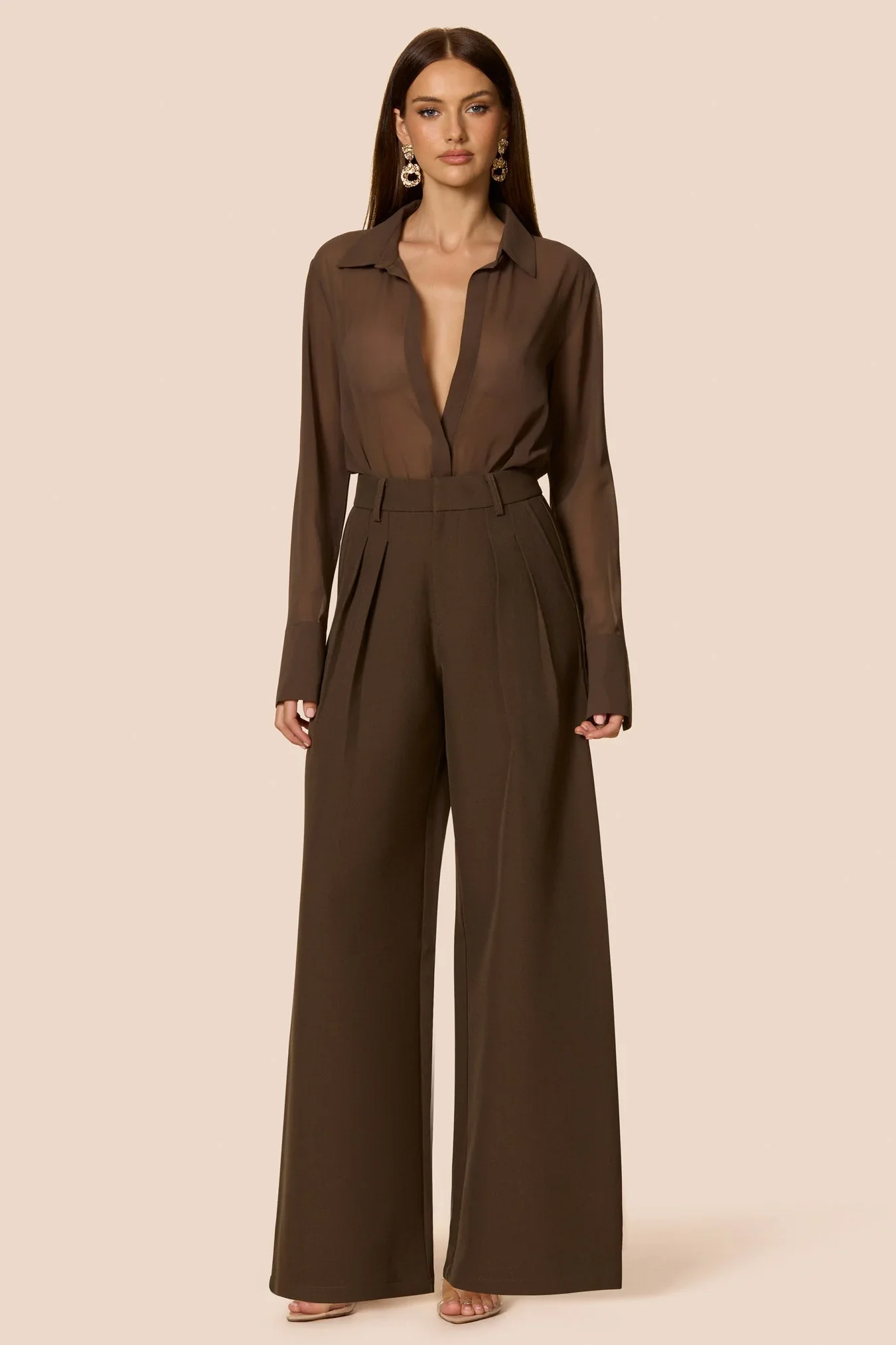 Nookie Horizon Bodysuit - Chocolate - Image 3