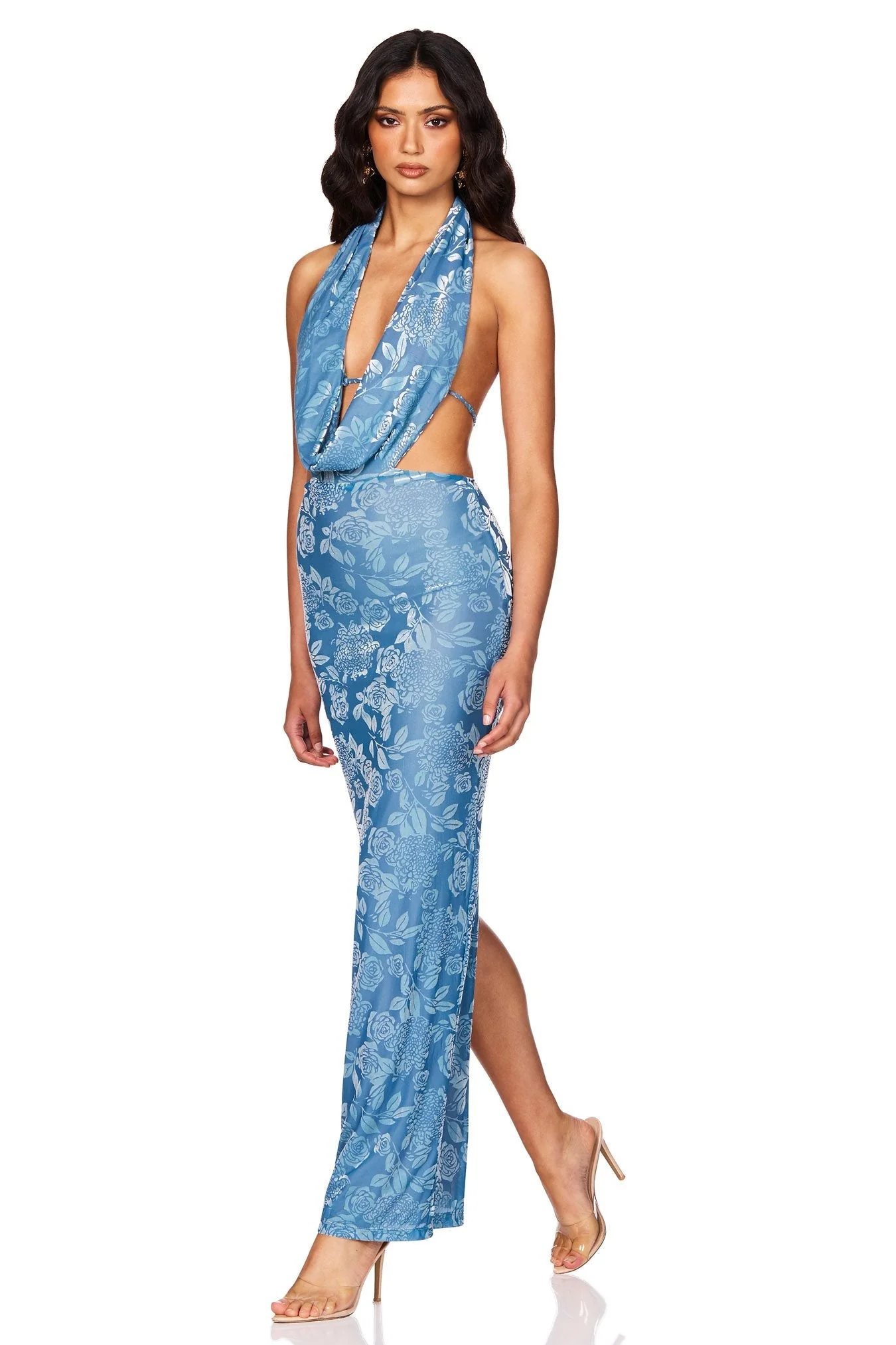 Nookie Isabella Maxi Dress - Dusty Blue - Image 4